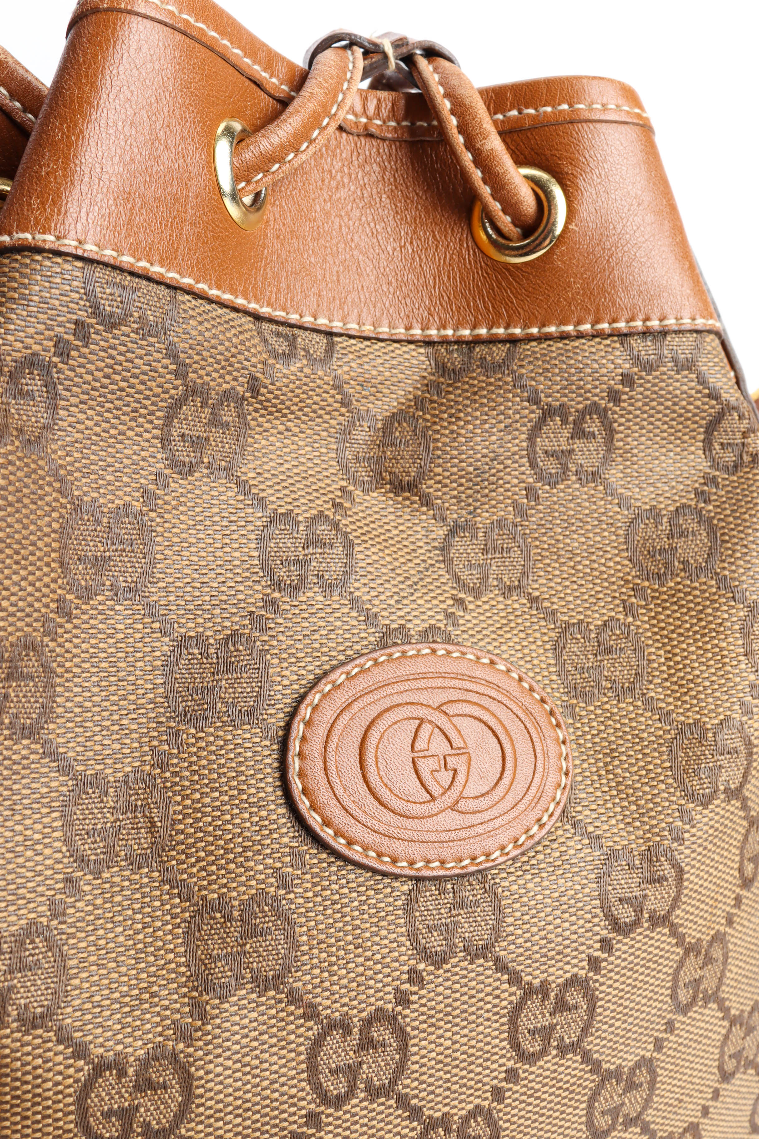 GG Monogram Drawstring Bucket Bag - Image 8
