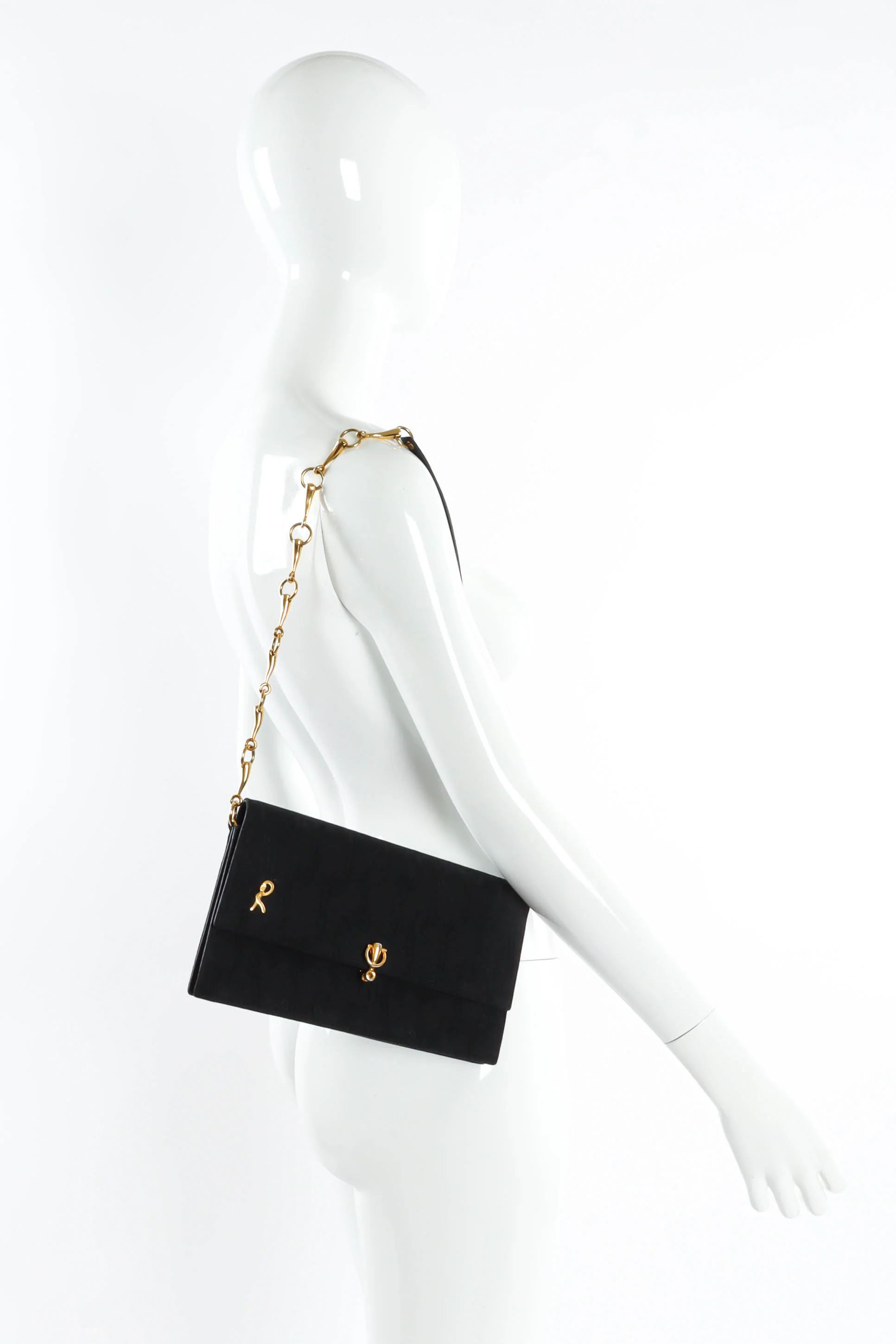 Monogram Envelope Shoulder Clutch - Image 2