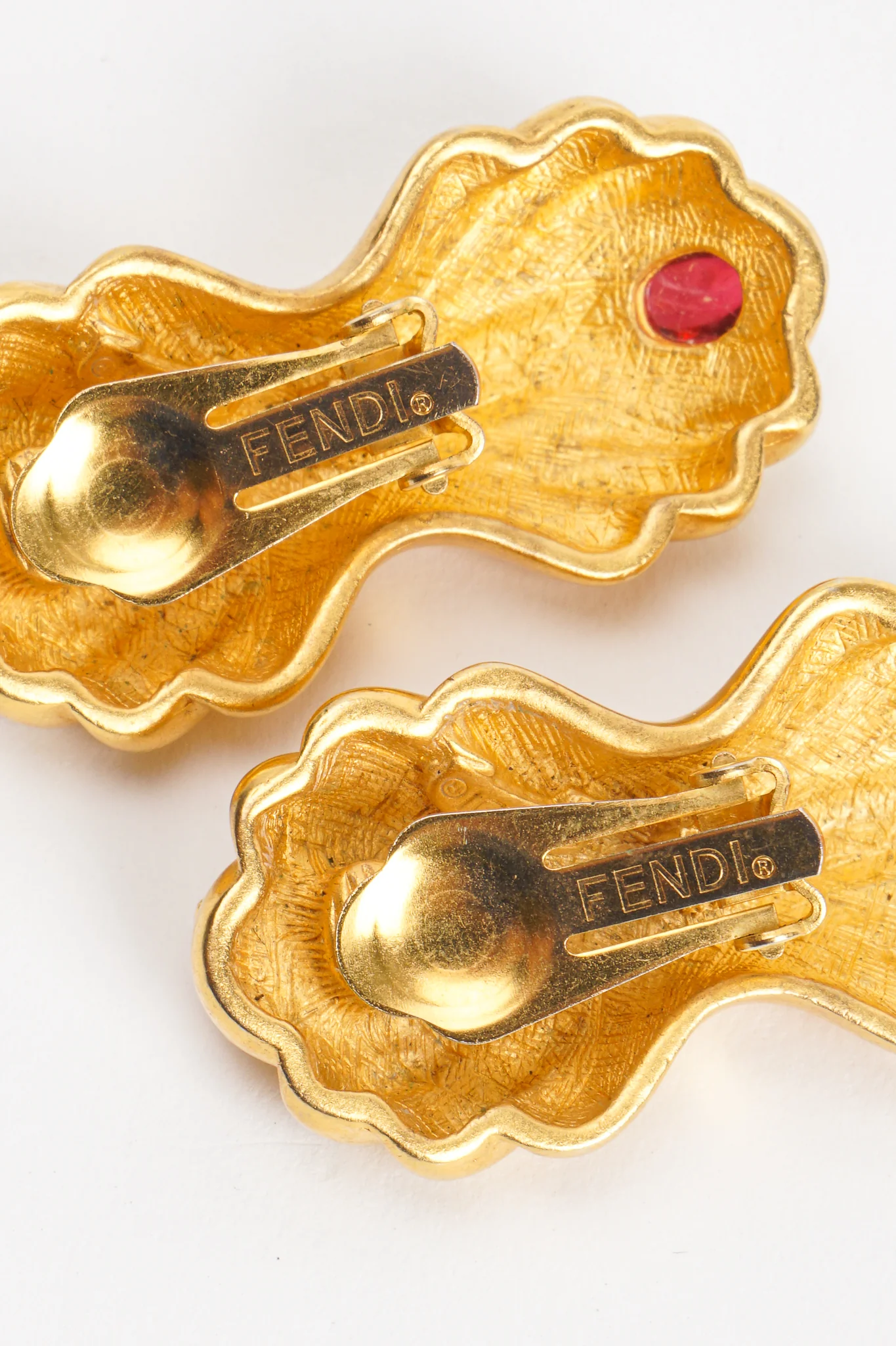 Monogram Fluted Eclair Earrings - Image 6