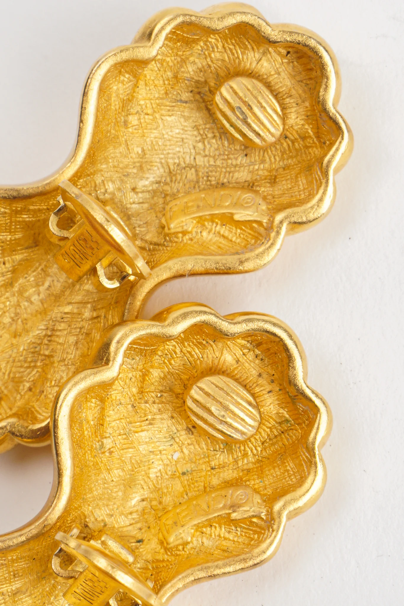 Monogram Fluted Eclair Earrings - Image 7