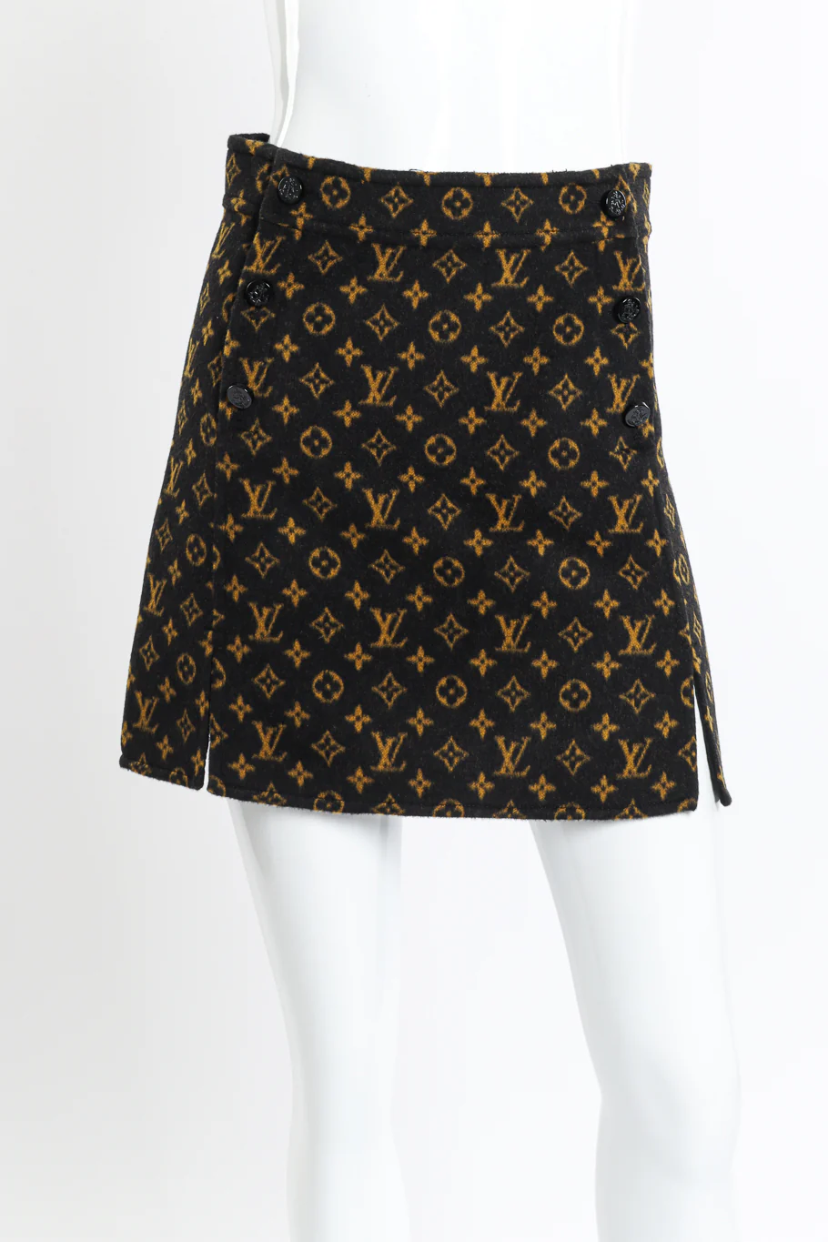 Monogram Slits Skirt - Image 4
