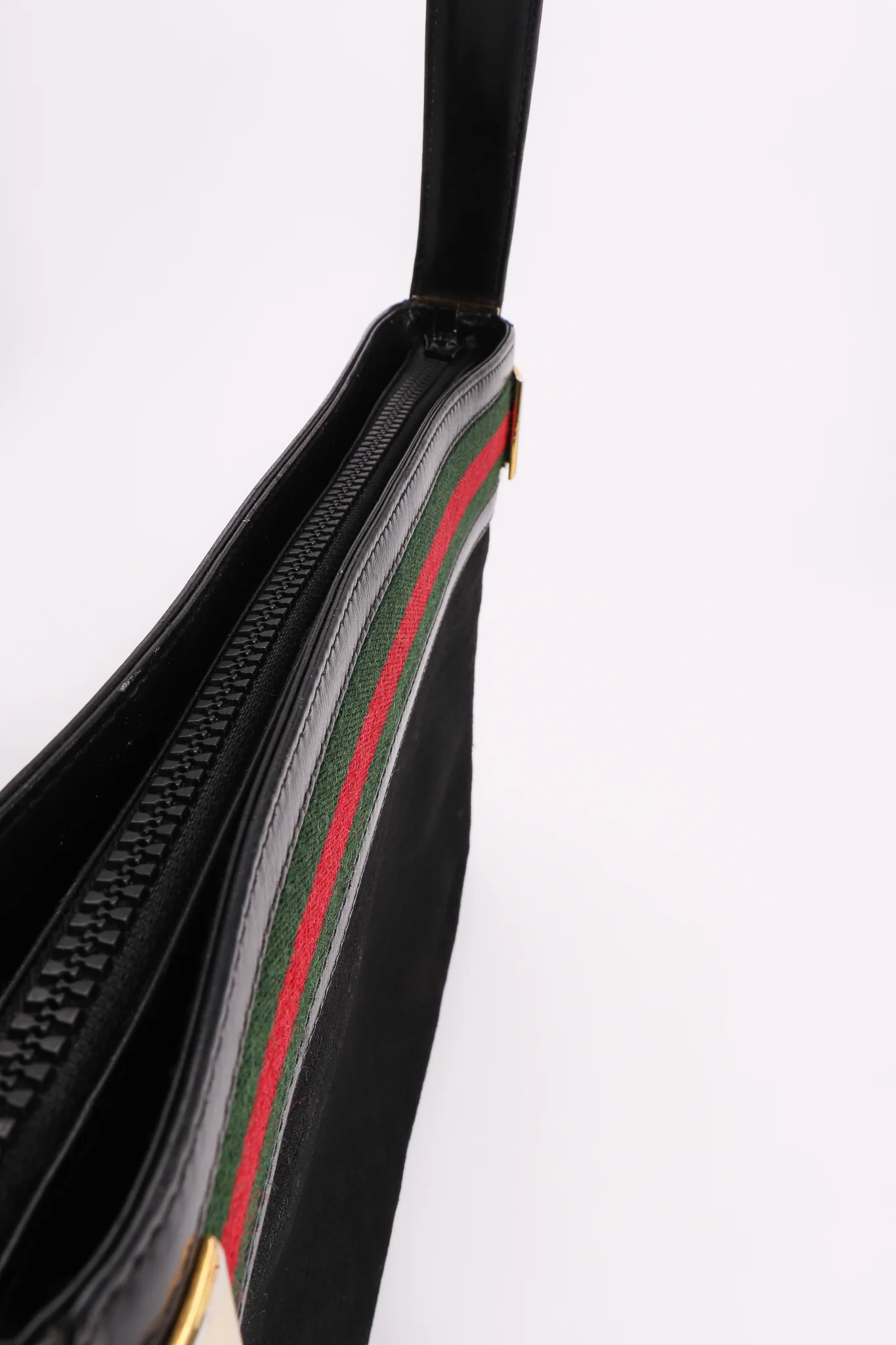 Monogram Stripe Shoulder Bag - Image 8