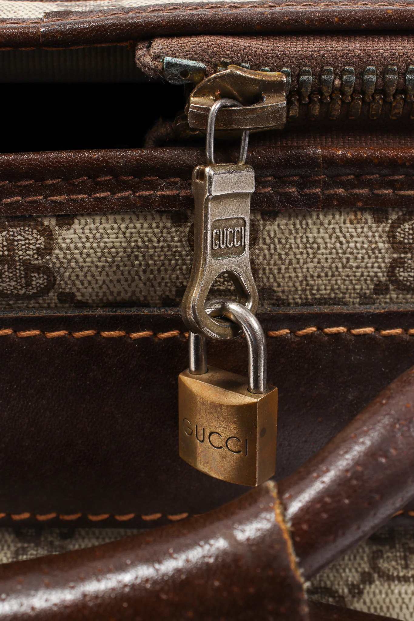 Monogram Stripe Suitcase - Image 13