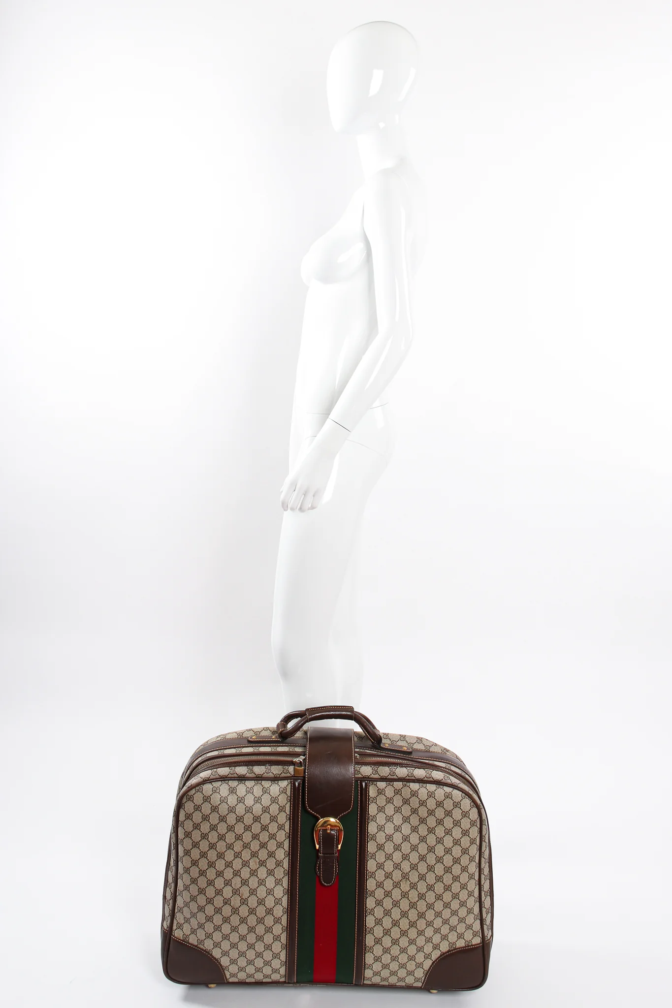 Monogram Stripe Suitcase - Image 15
