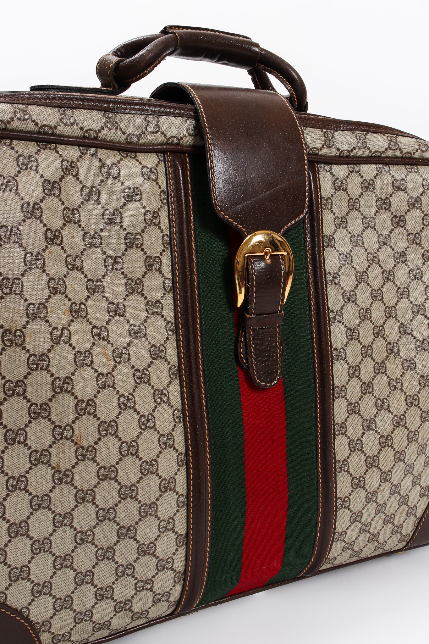 Monogram Stripe Suitcase - Image 2
