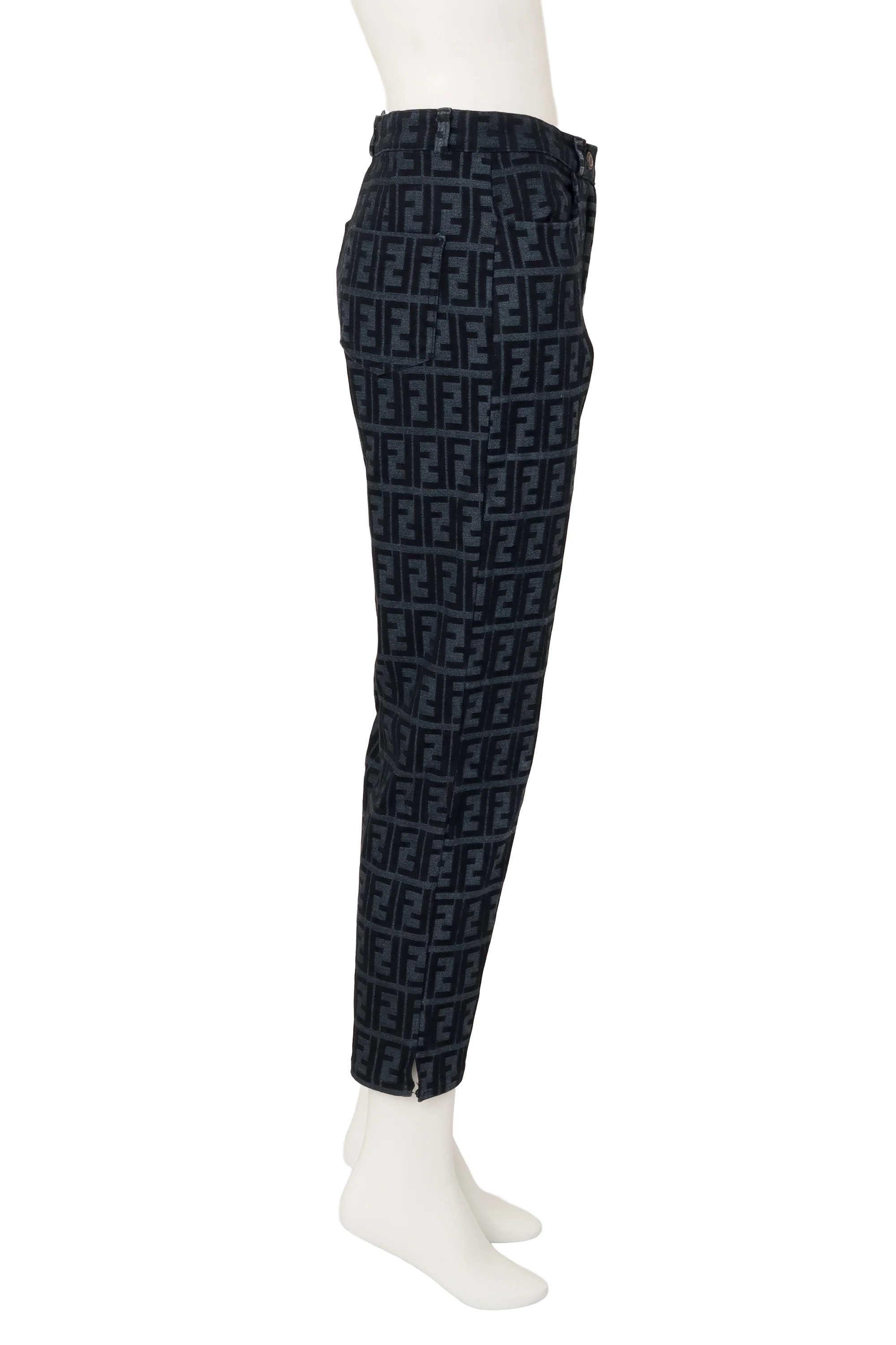 Monogram Logo Denim Pant - Image 2