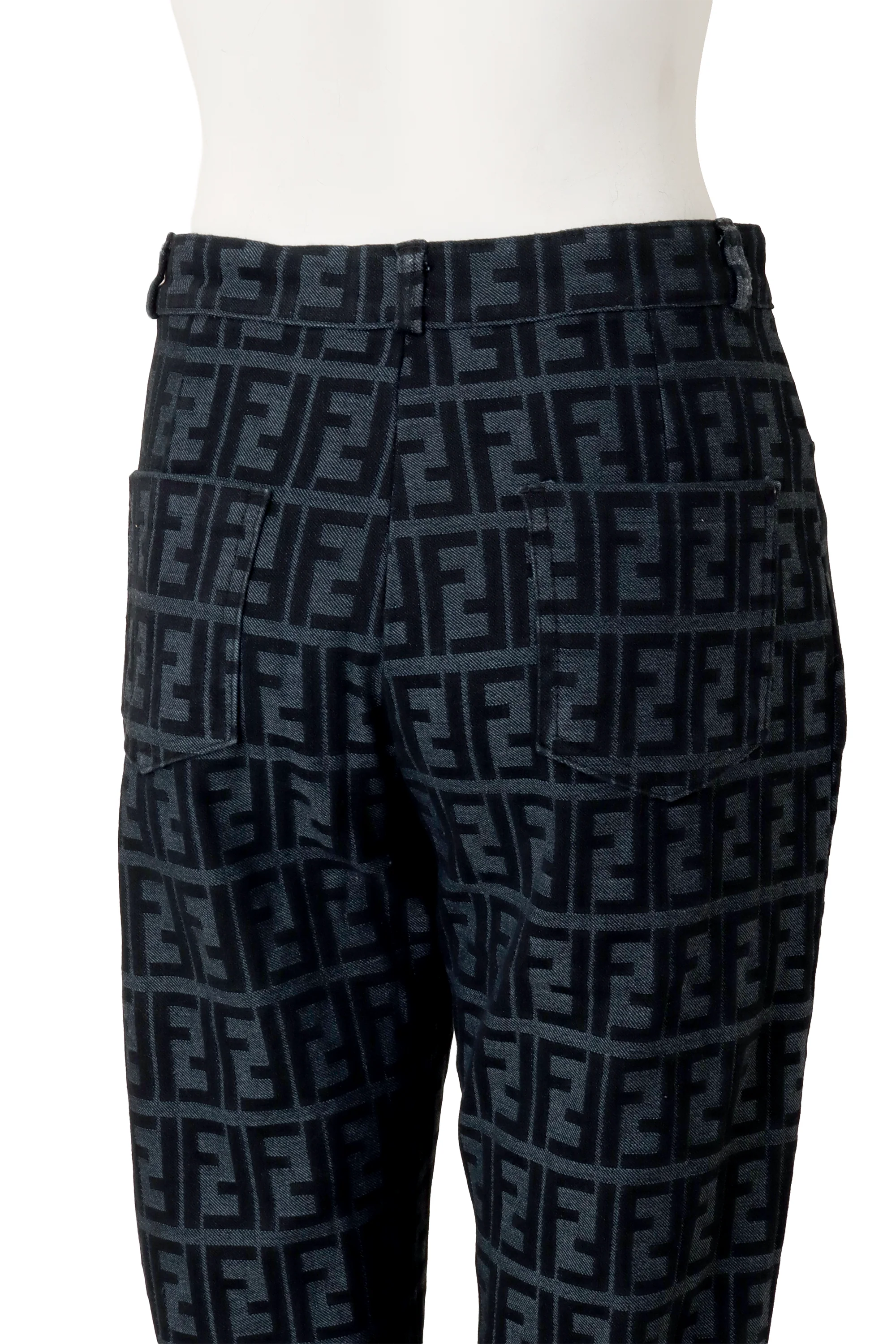 Monogram Logo Denim Pant - Image 4