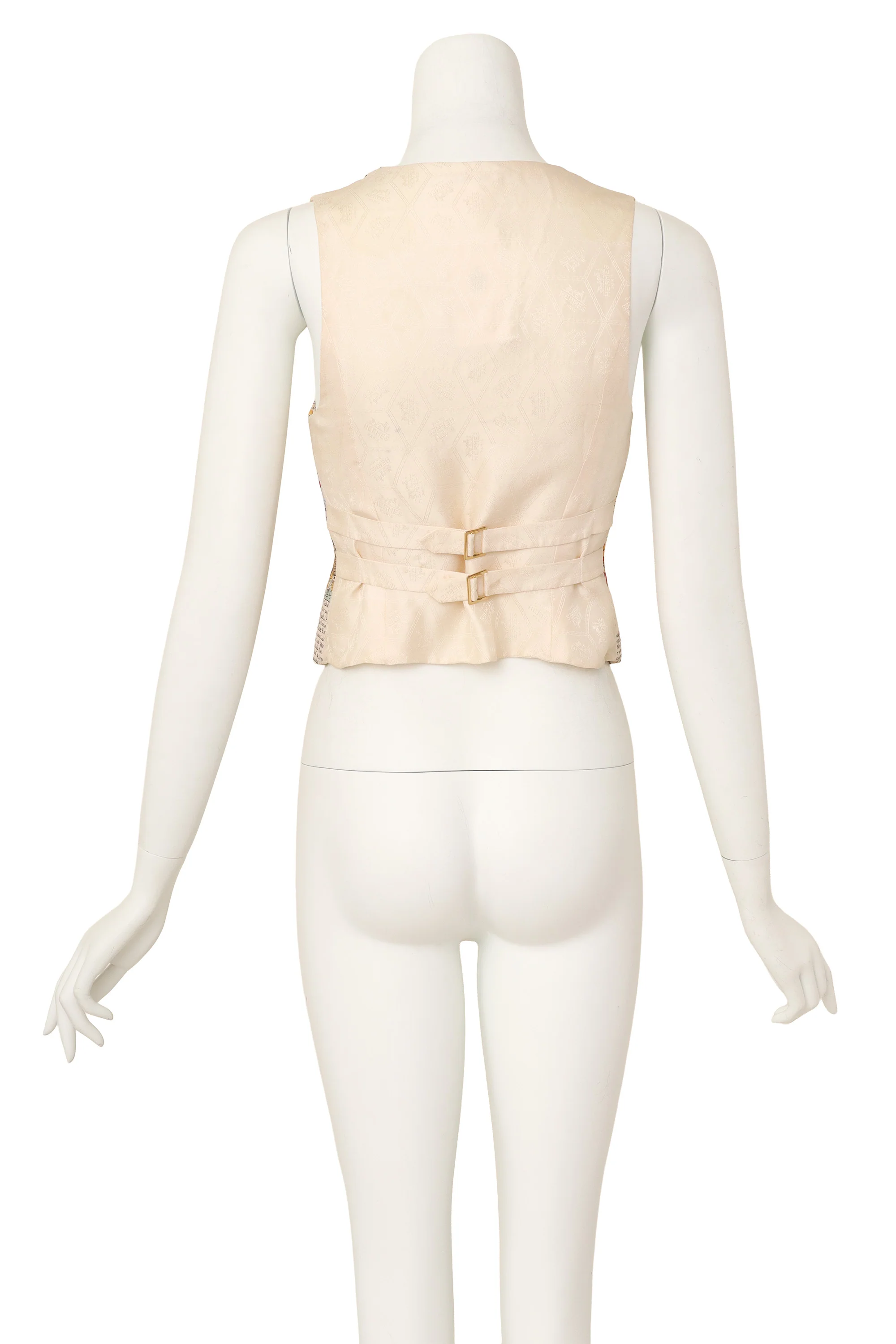 Mont Saint Michel Silk Vest Top - Image 4