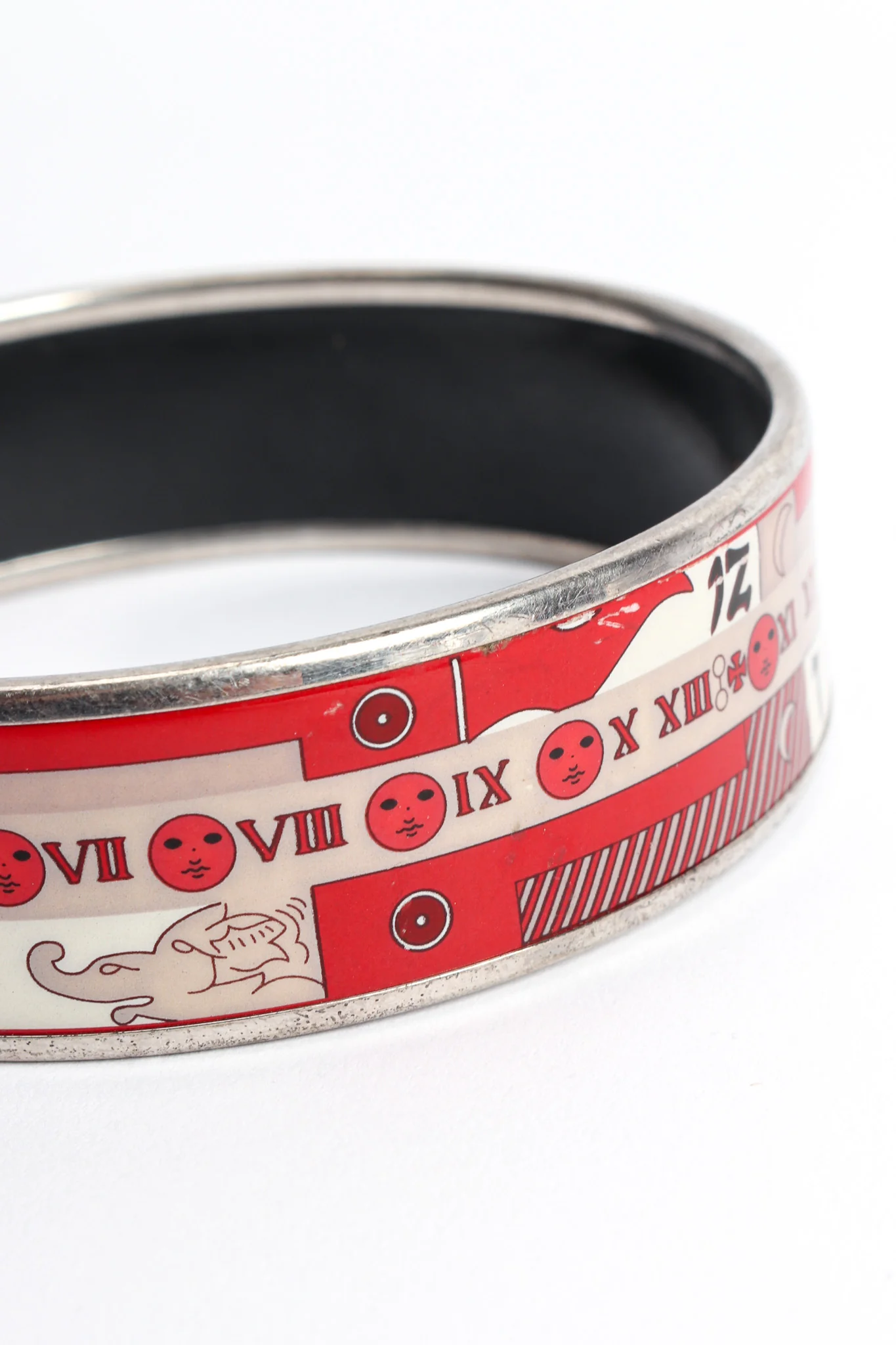 Moon Phase Numerals Wide Enamel Bracelet - Image 9