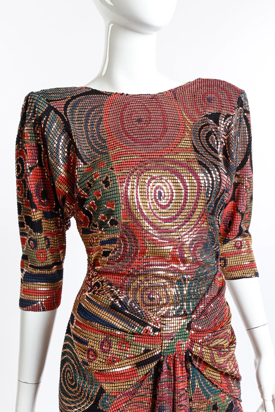 Mosaic Keyhole Back Dress II - Image 4