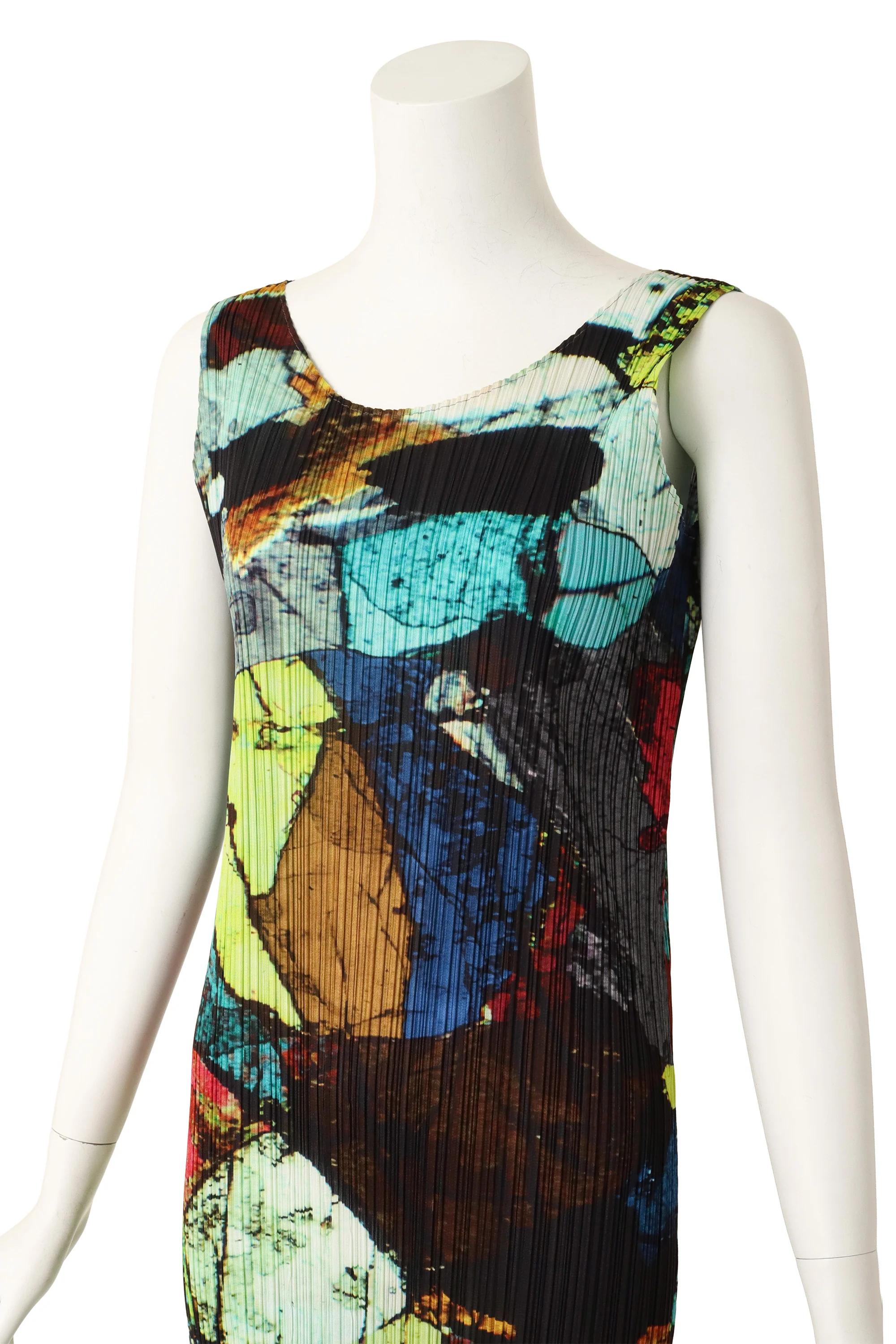 Mosaic Plisse Dress - Image 2