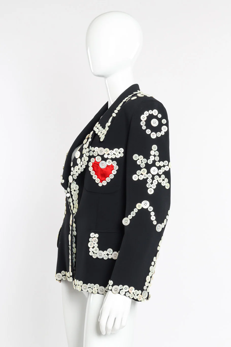 1994 S/S Mother of Pearl Button Blazer - Image 2