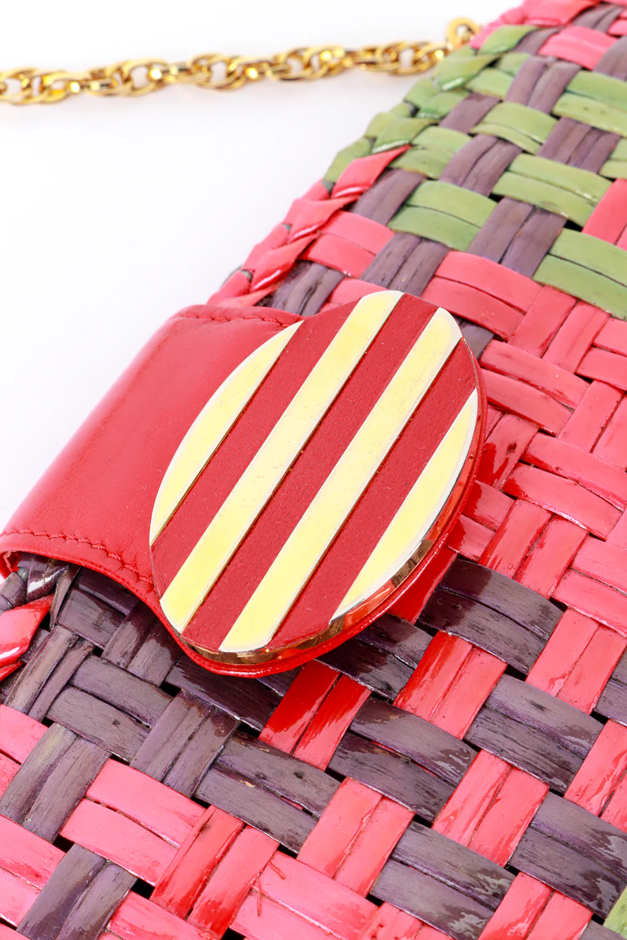 Motley Woven Shoulder Clutch - Image 7