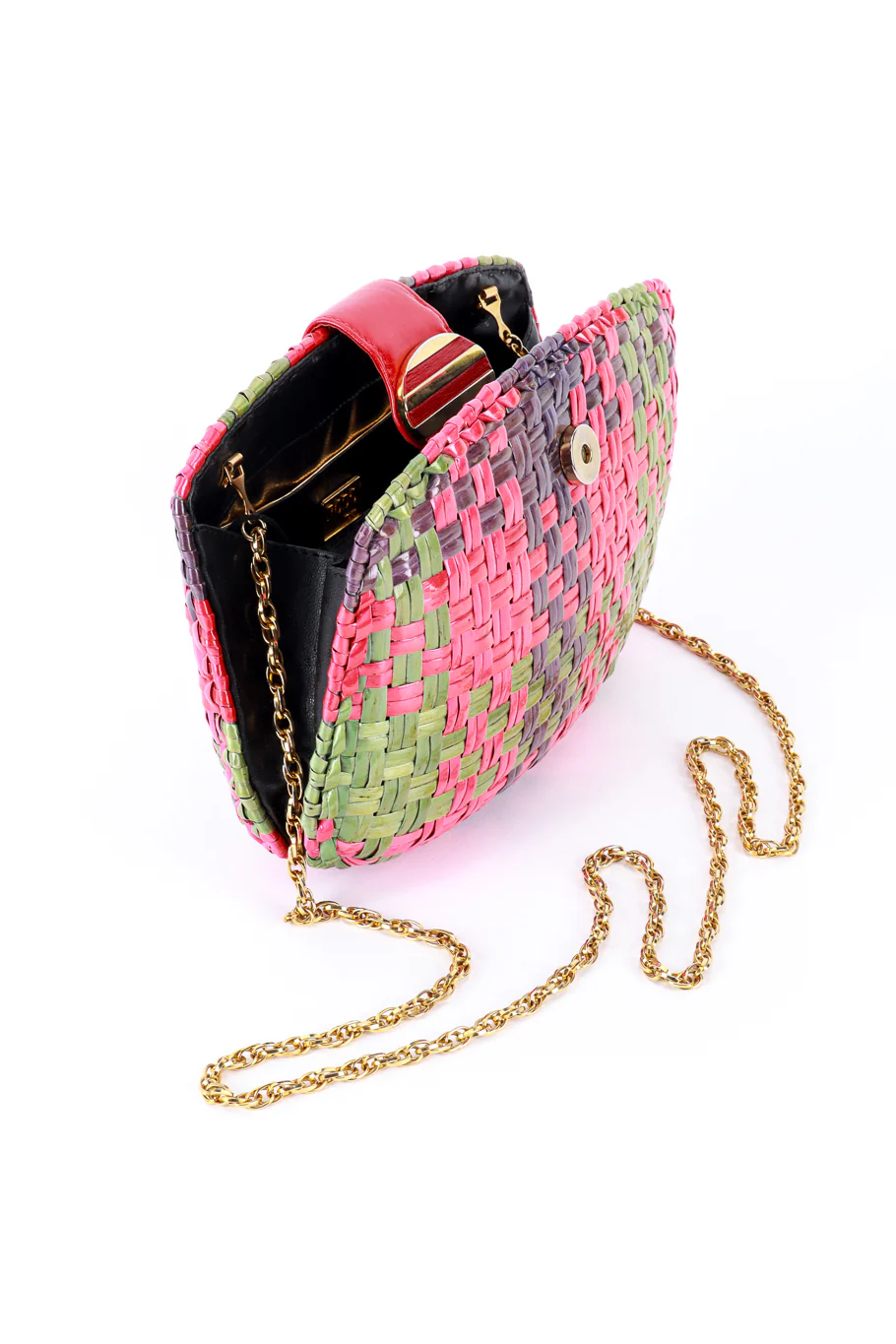 Motley Woven Shoulder Clutch - Image 9