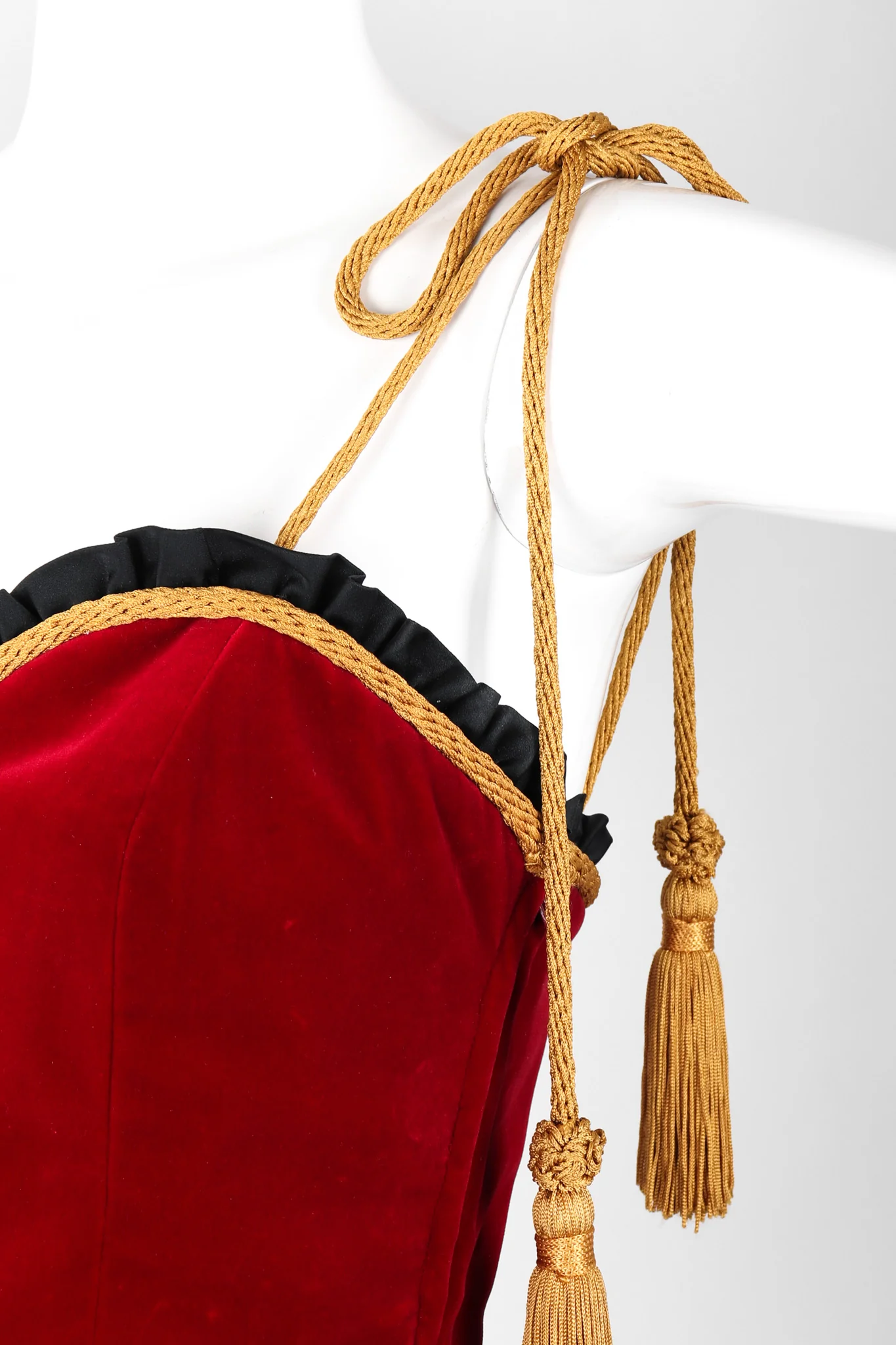Moulin Rouge Velvet Bustier - Image 8