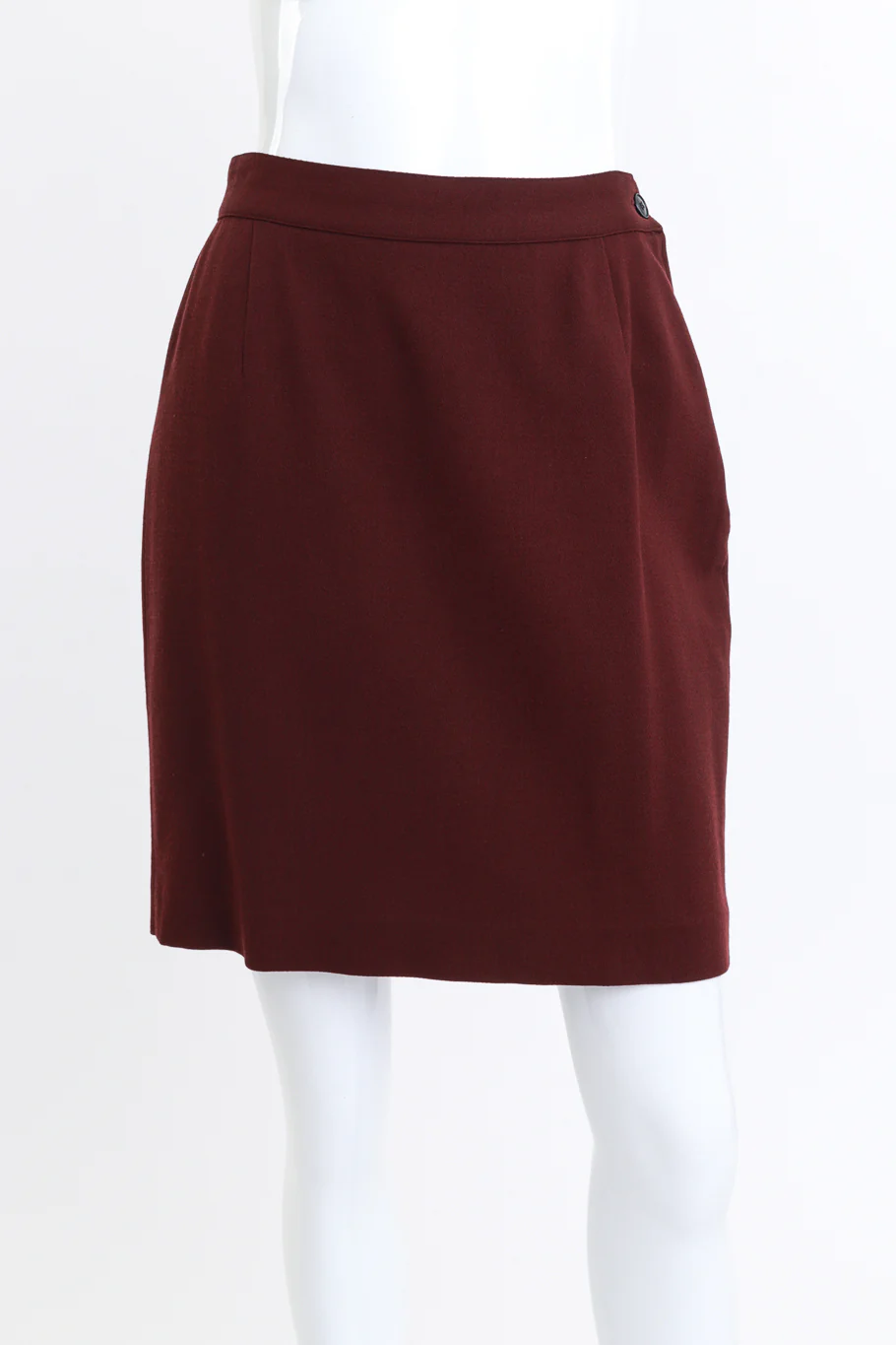 Mulberry Stitch & Pleats Wool Skirt Set - Image 5