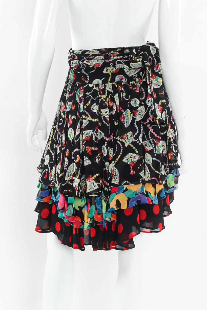 Multi-print Tiered Skirt - Image 2