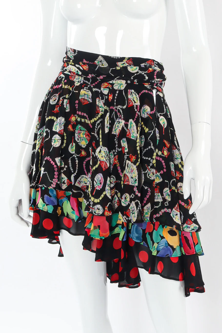 Multi-print Tiered Skirt - Image 3