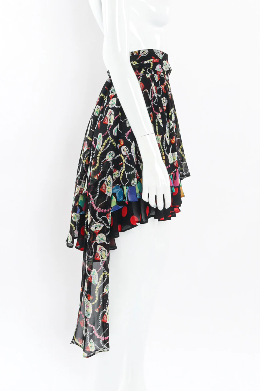 Multi-print Tiered Skirt - Image 4
