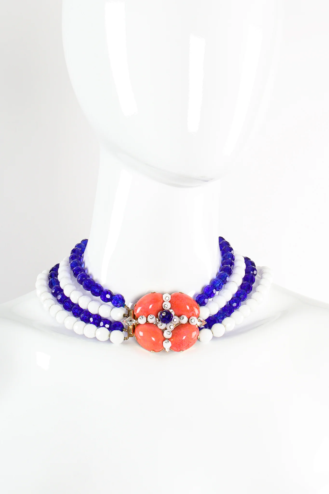 Multi-Strand Cabochon Bead Collar - Image 3