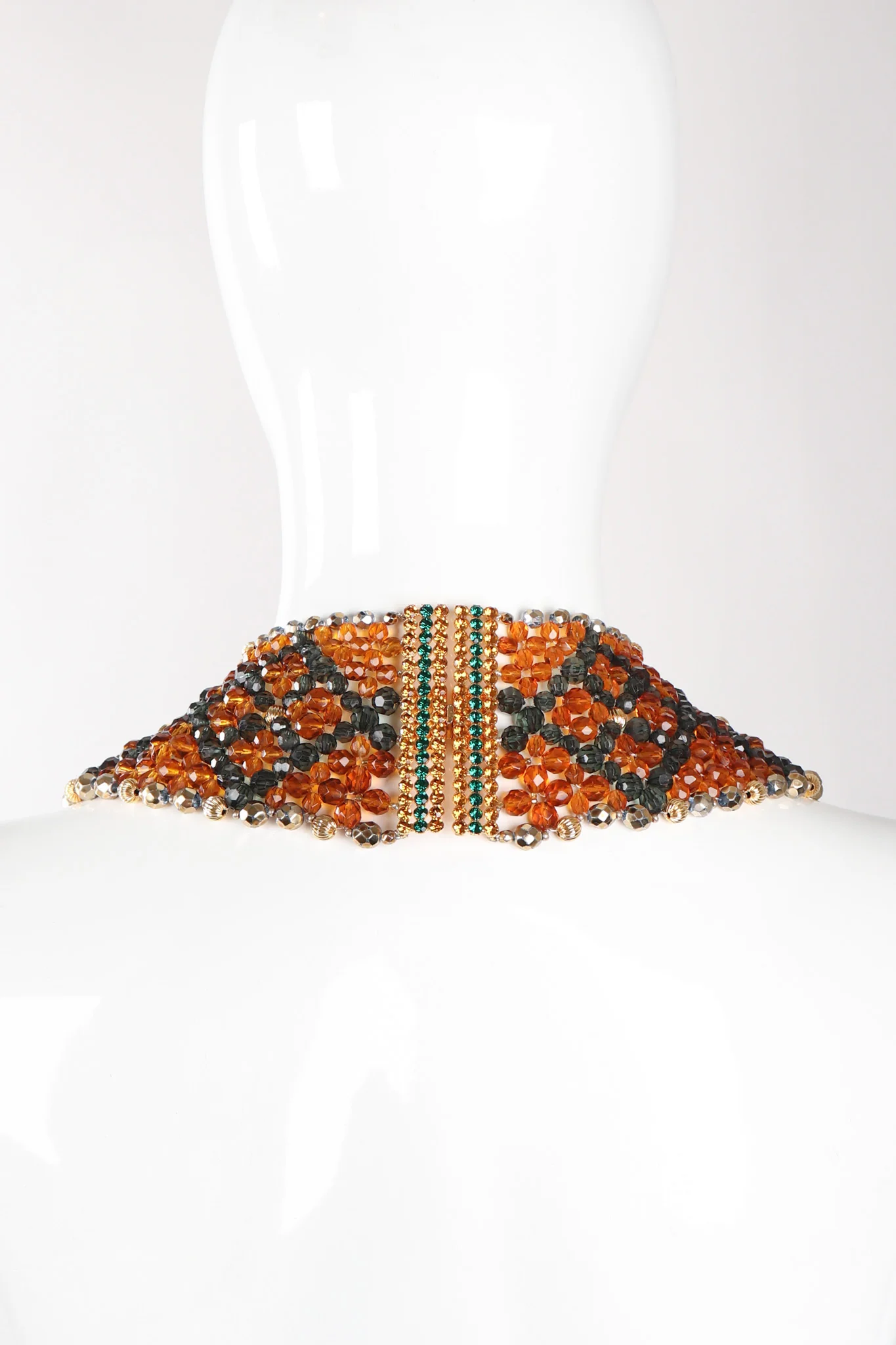 Multi-Strand Beaded Collar Necklace - Image 12