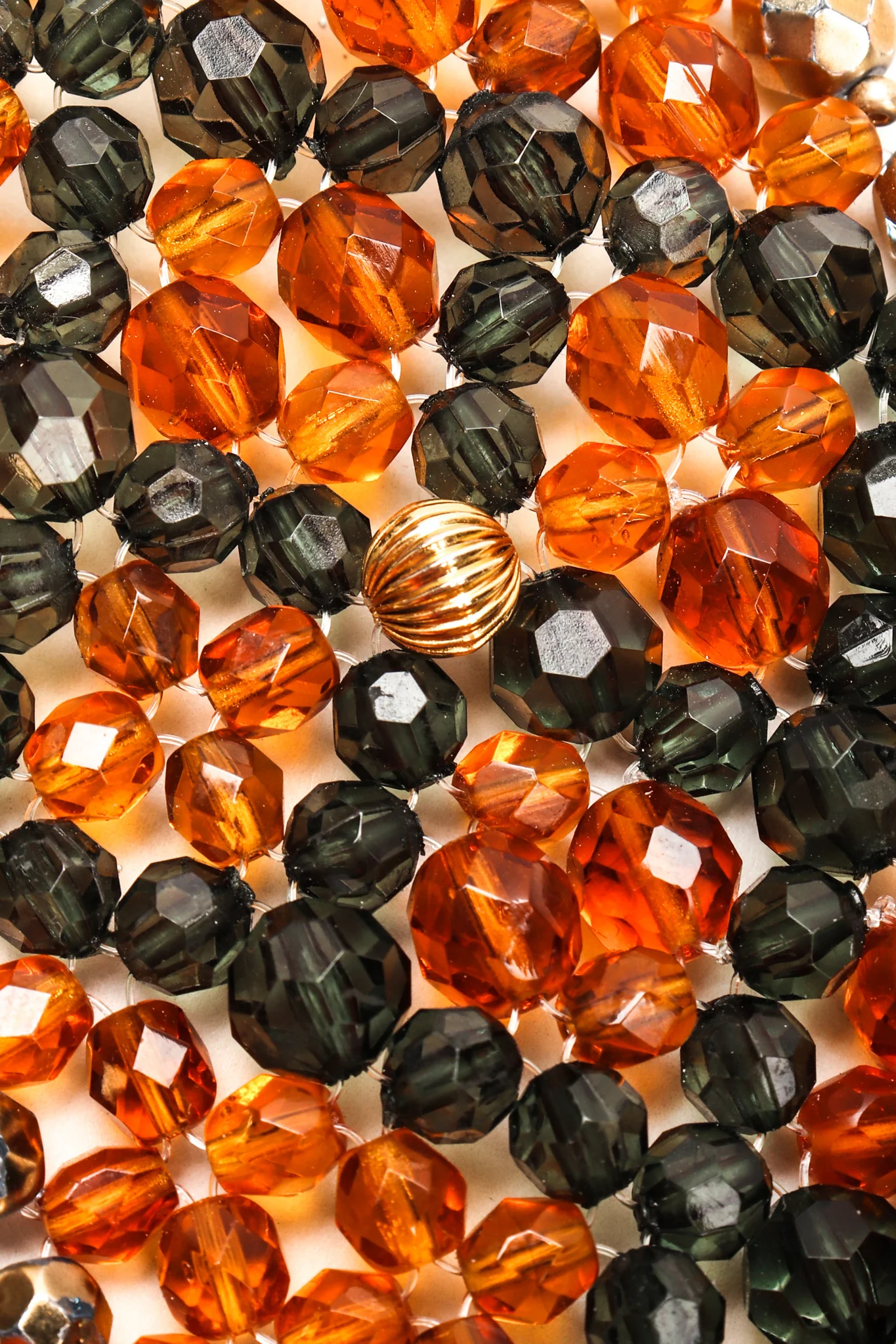 Multi-Strand Beaded Collar Necklace - Image 5