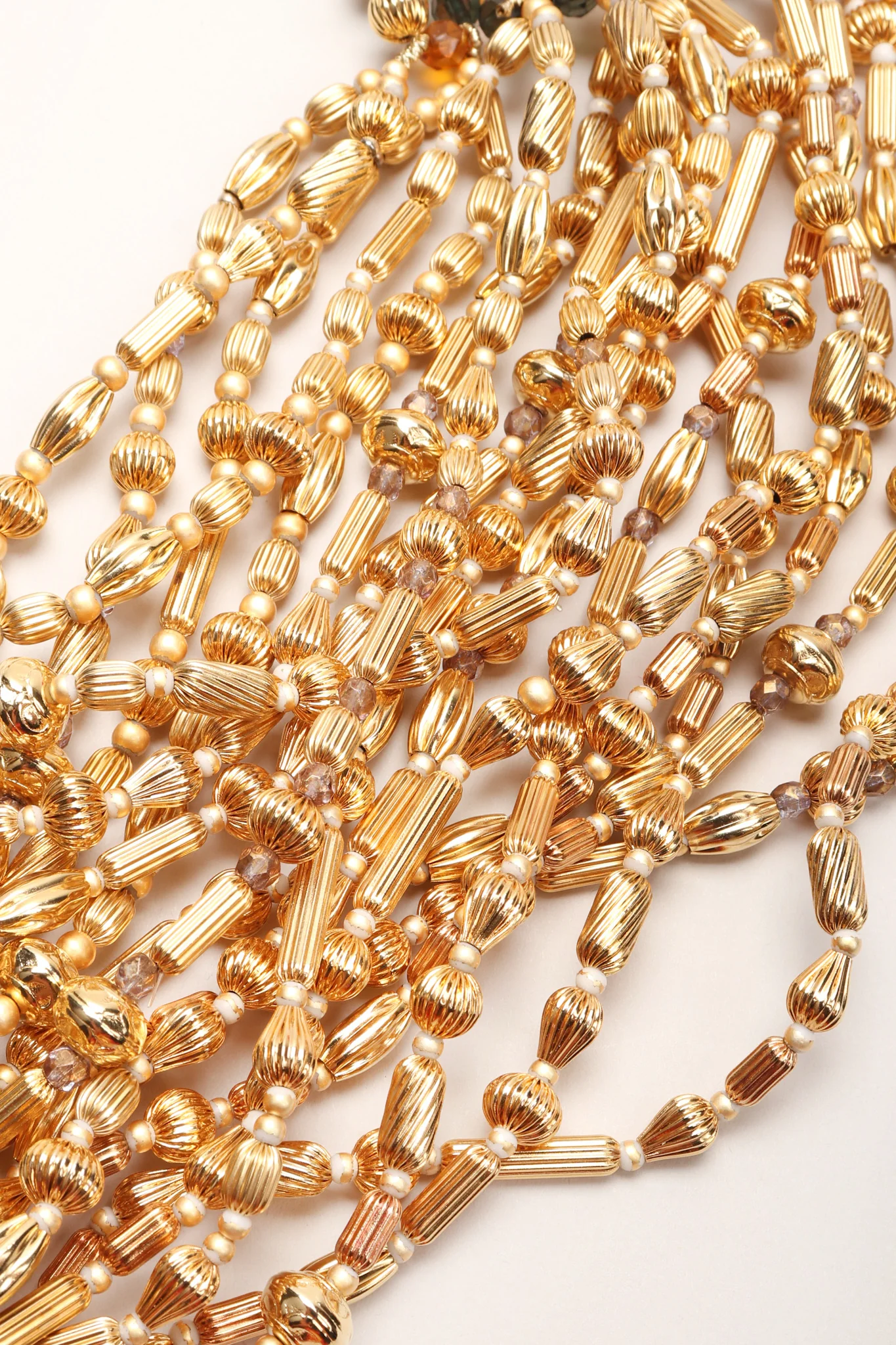 Multi-Strand Beaded Collar Necklace - Image 8