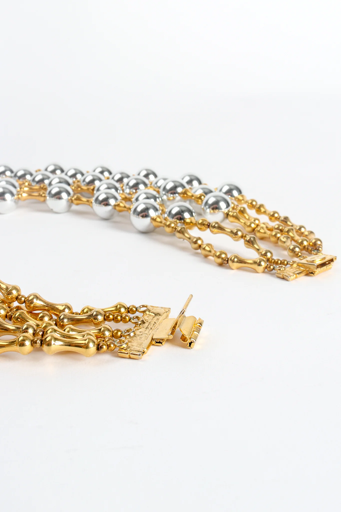 Multi-Strand Mirrored Ball Bead Collar - Image 8