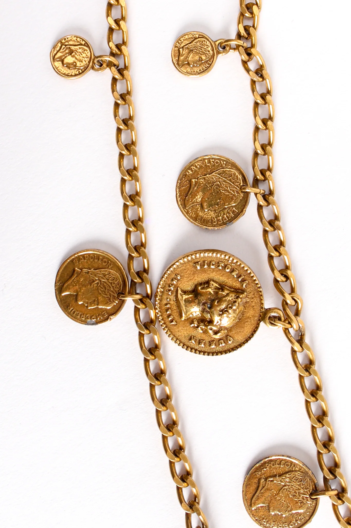 Multi-Strand Layered Coin Necklace II - Image 4