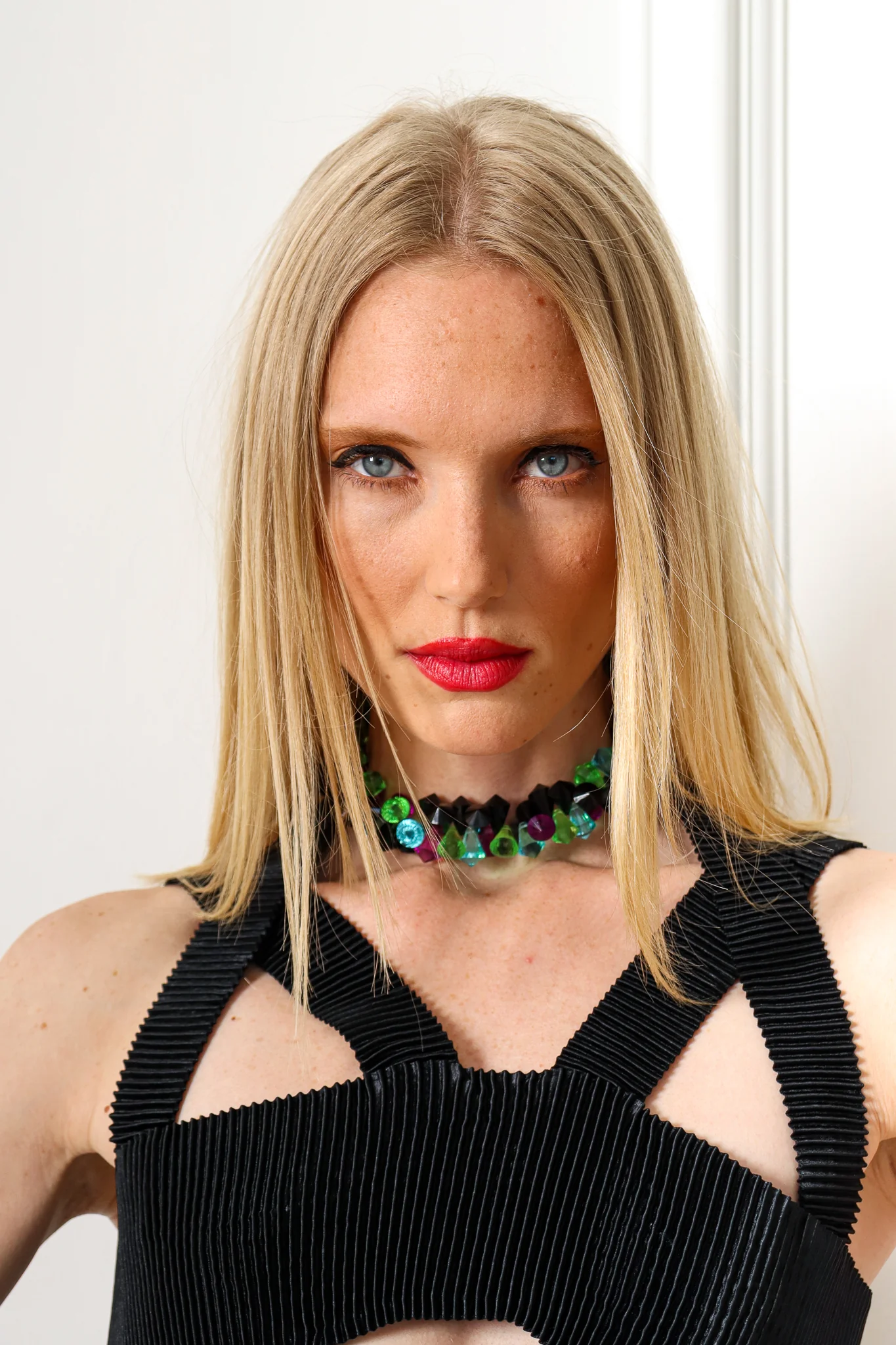 Mardi Gras Briolette Choker - Image 2