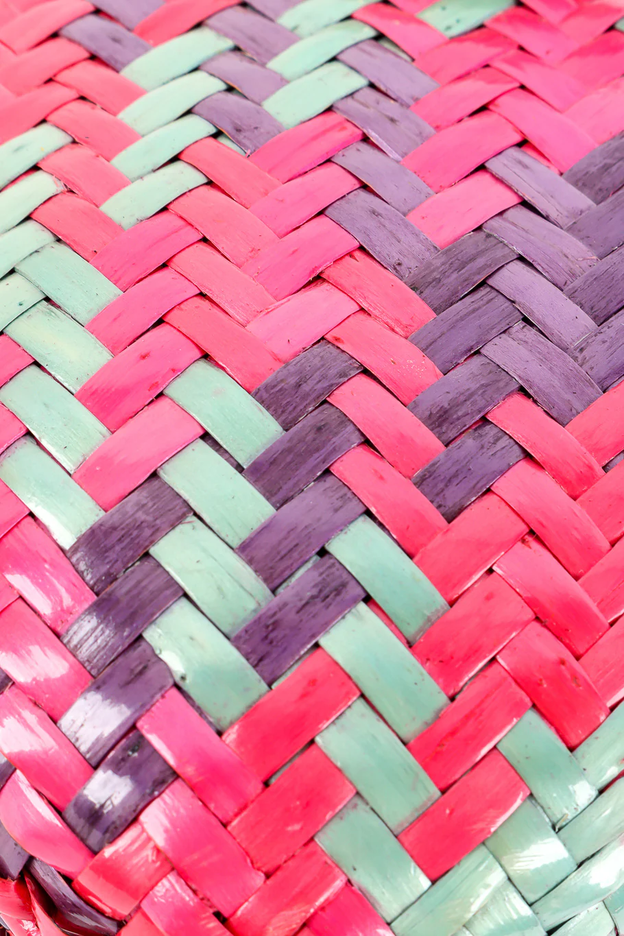 Multicolor Wicker Shoulder Clutch - Image 11