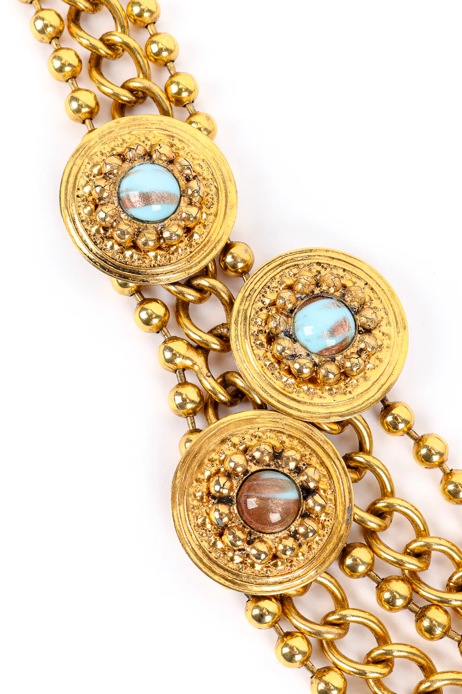 Multistrand Medallion Necklace - Image 3