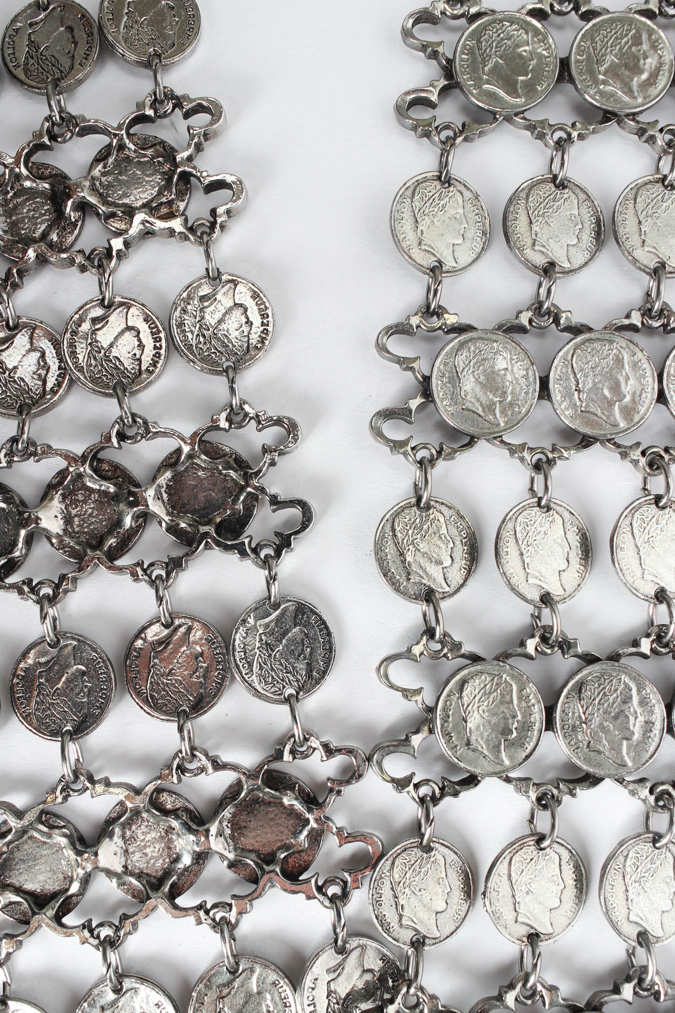 Napoleon Coin Horse Chariot Metal Belt - Image 8