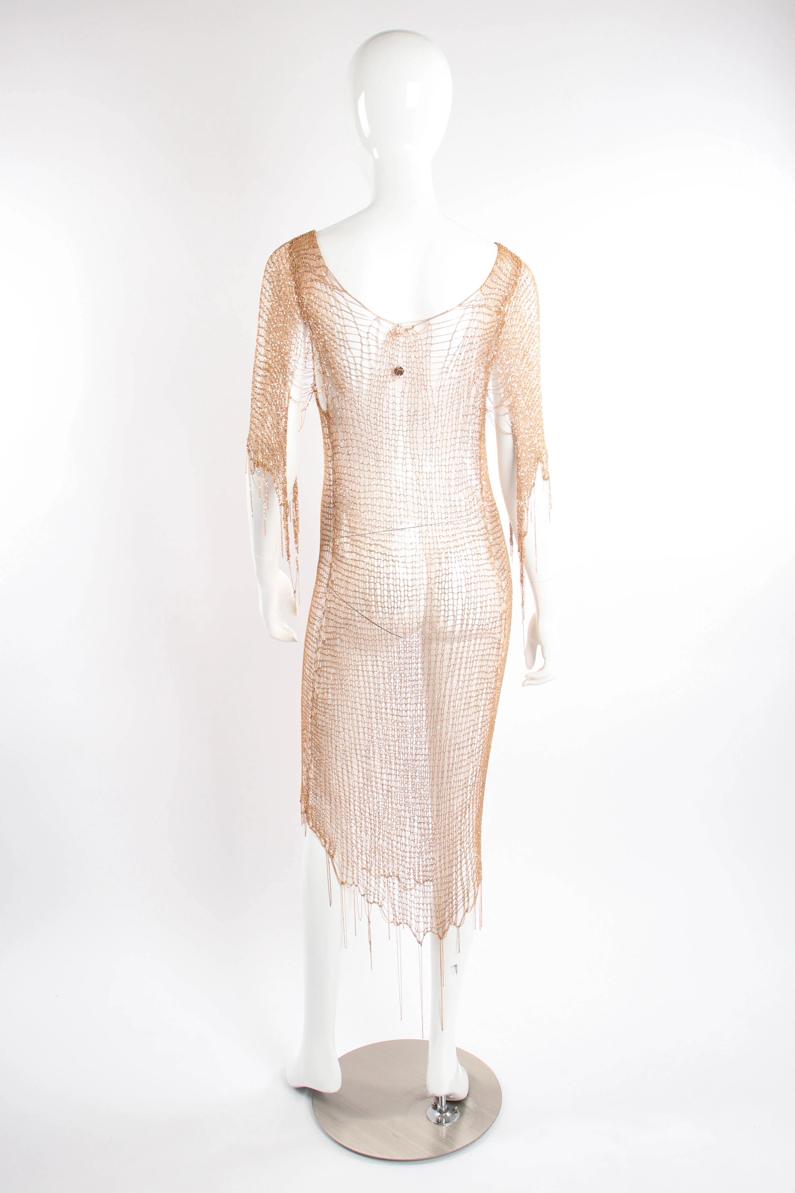 Liquid Knit Metal Dress - Image 5