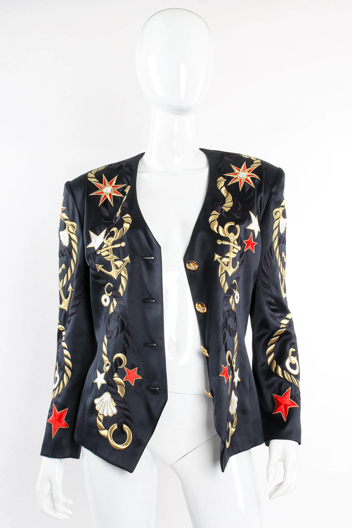 Nautical Embroidered Anchor Jacket - Image 9