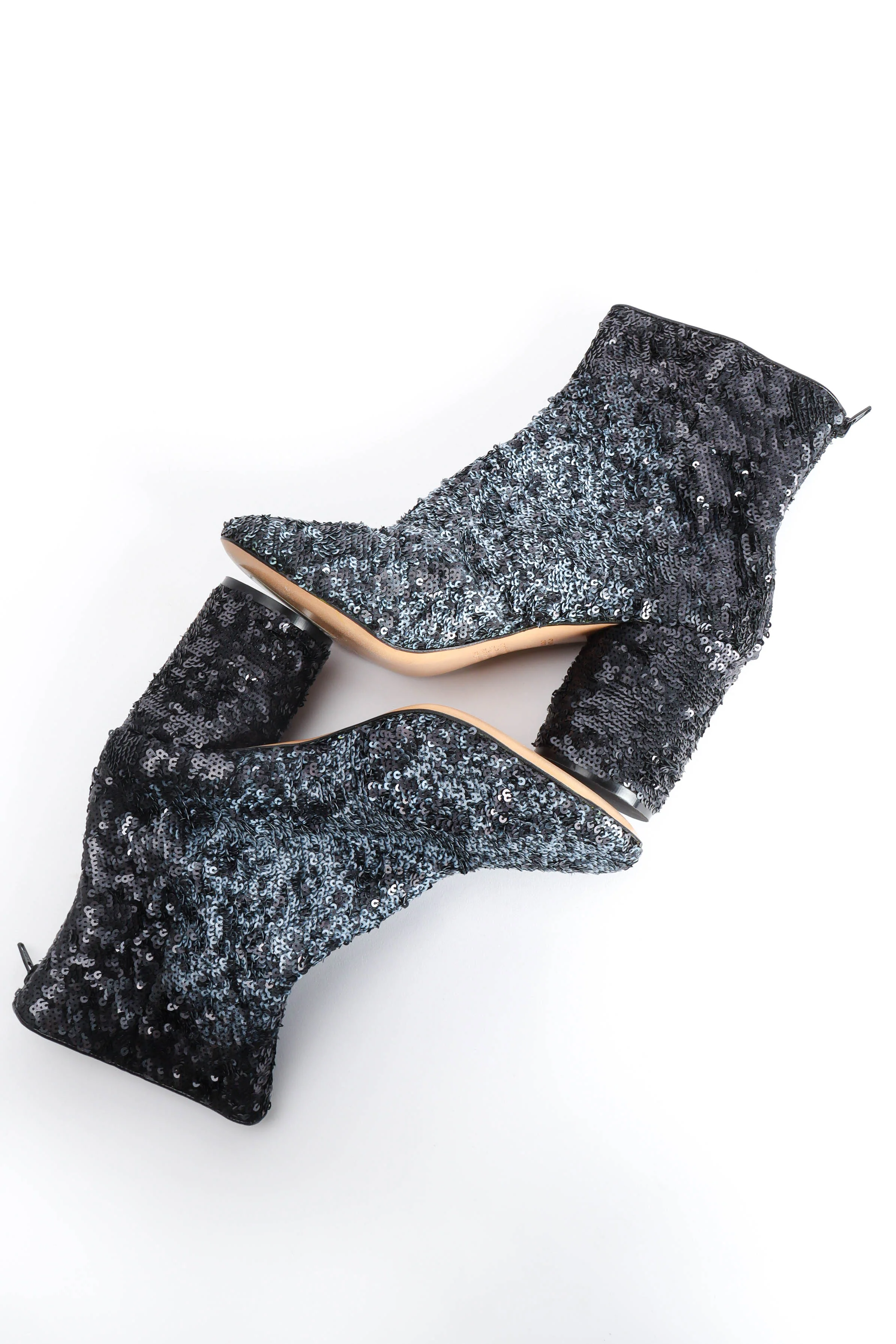 Sequin Ankle Boots