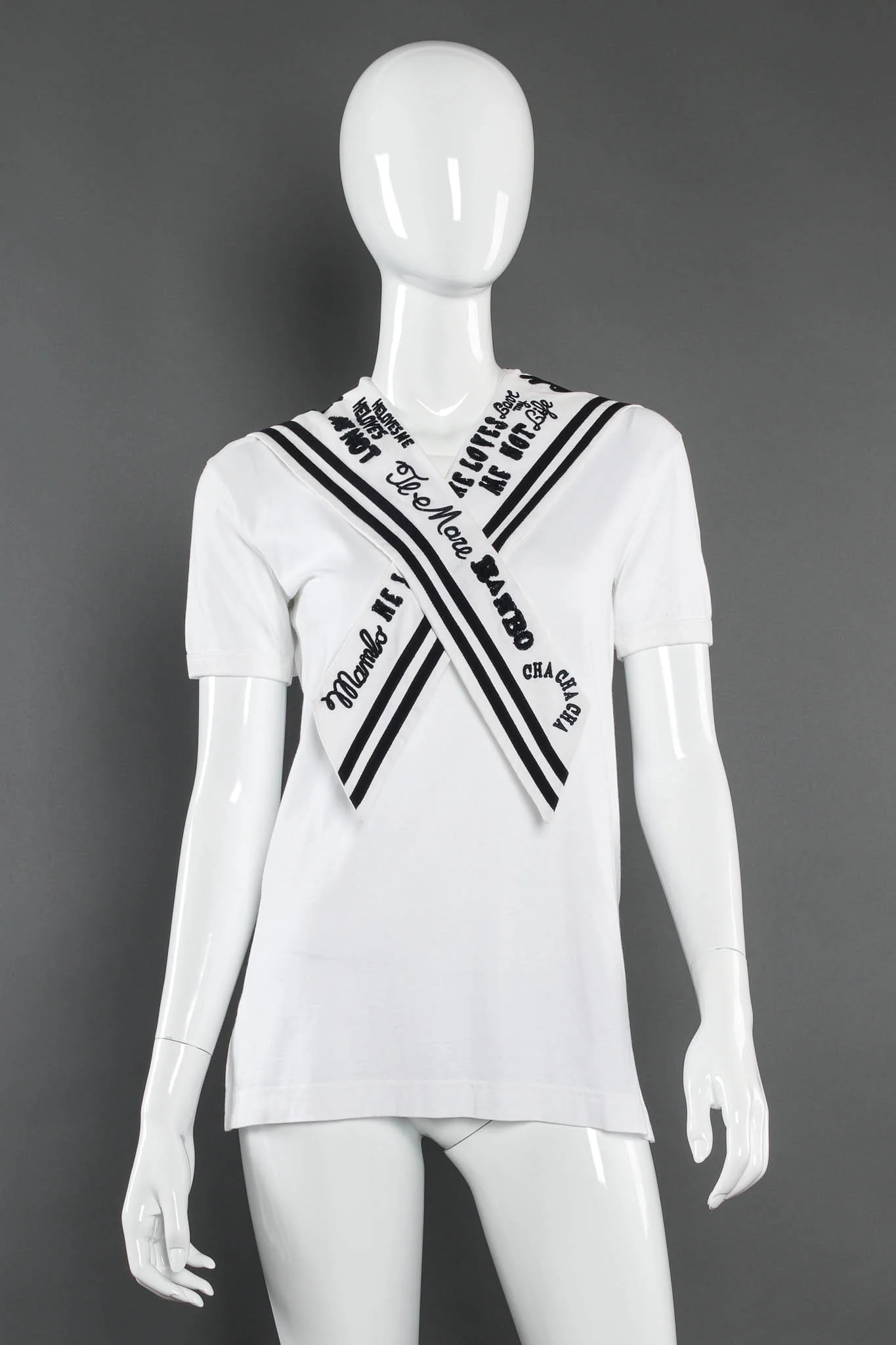 Navy Sailor Top