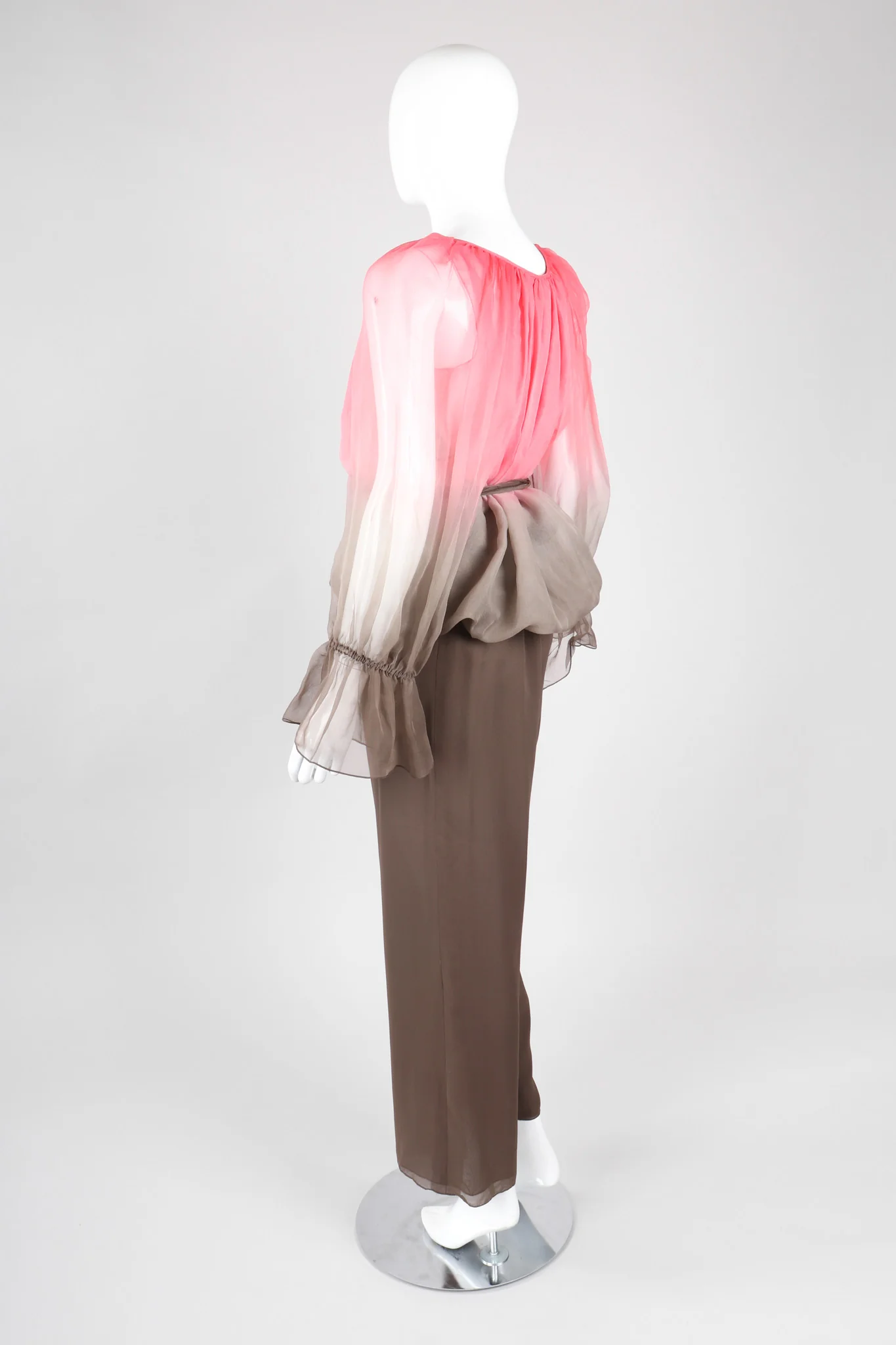 Neapolitan Chiffon Blouse and Pant Set - Image 5
