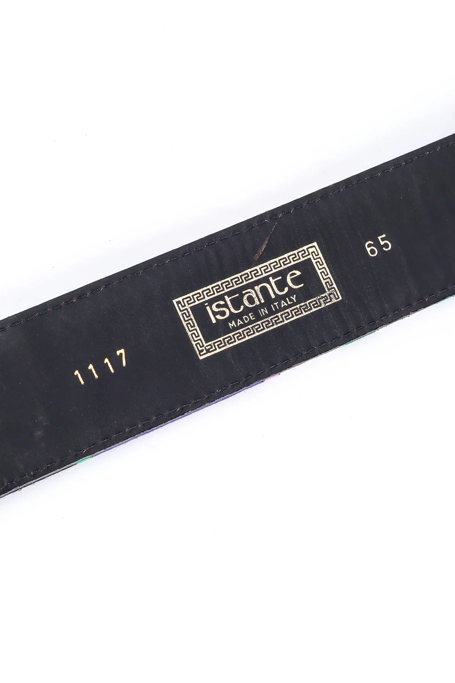 Floral Needlepoint Medallion Belt - Image 9