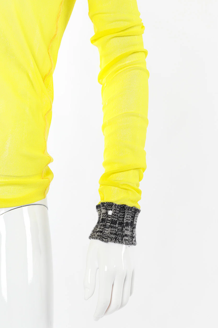 Neon Mesh & Knit Top - Image 5