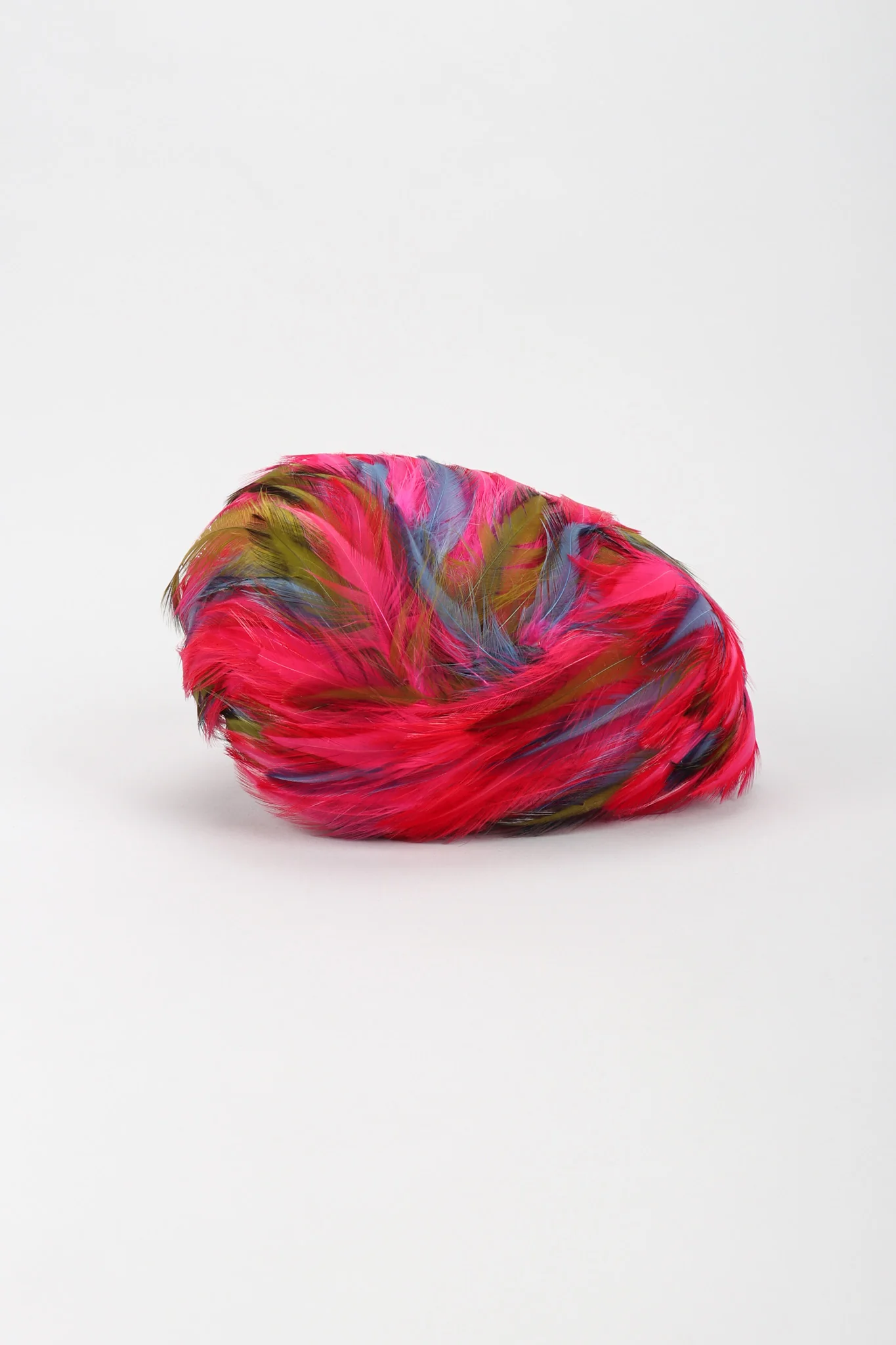 Neon Rainbow Feather Casque - Image 7
