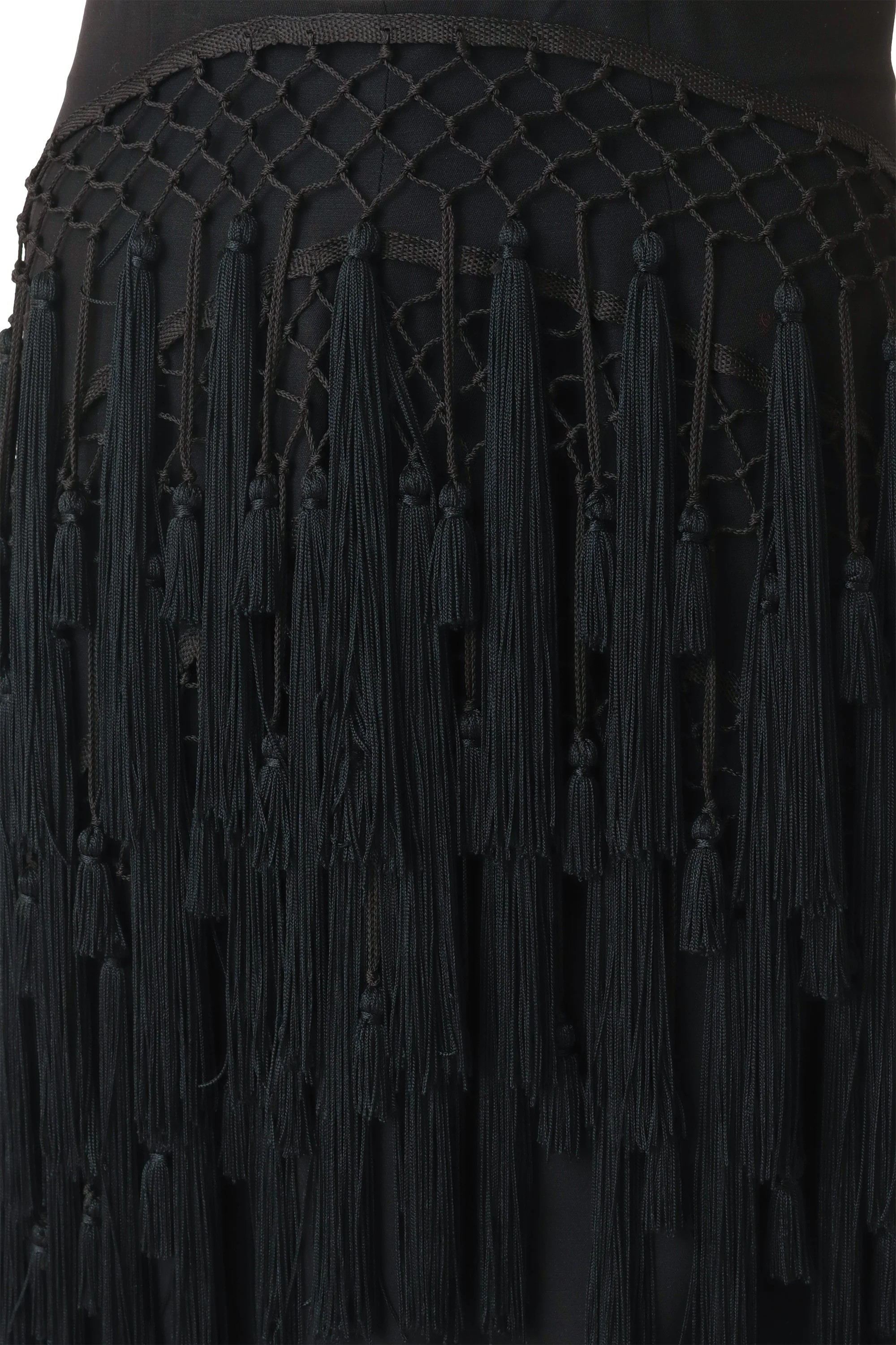 Tassel Net Pencil Skirt - Image 2