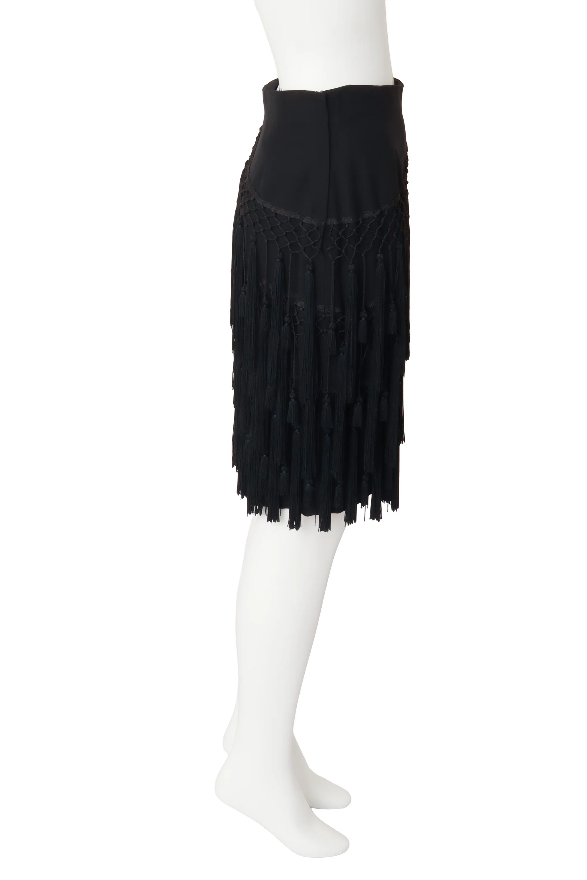 Tassel Net Pencil Skirt - Image 3