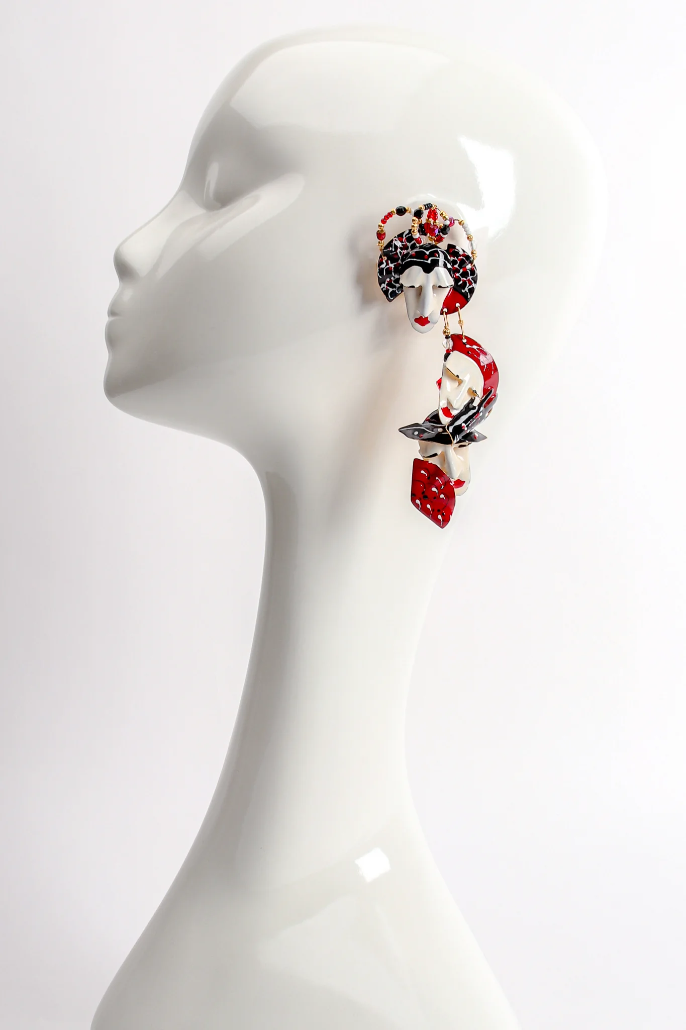 New Wave Drama Earrings - Image 2