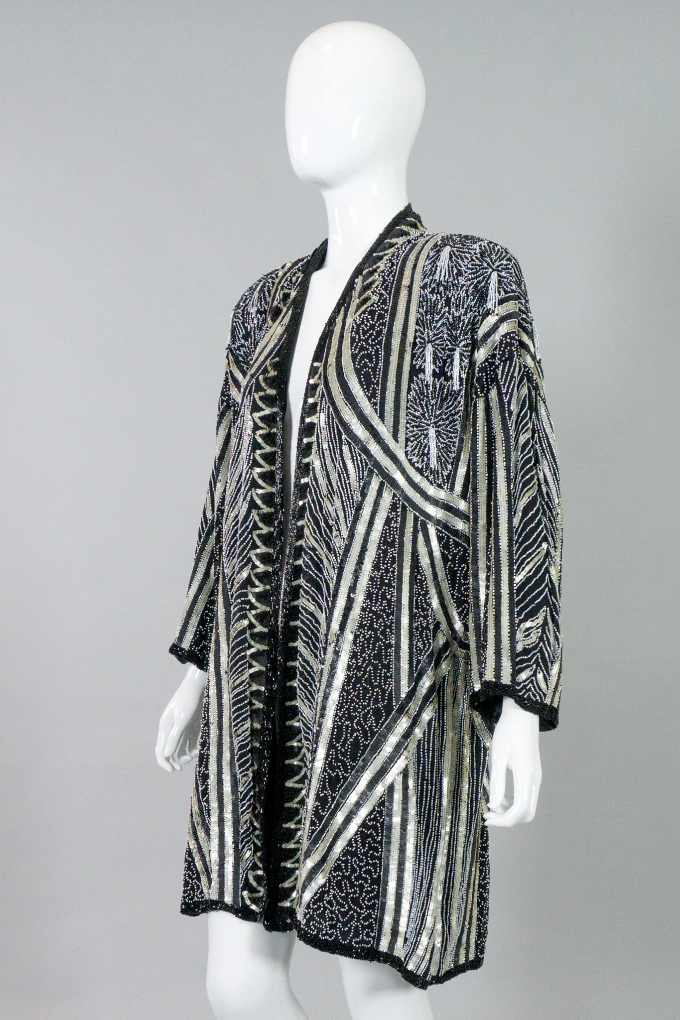 Night Waves Sequin Open Jacket - Image 3