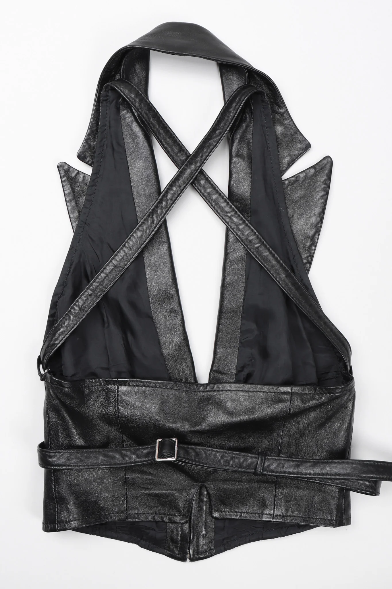 Notched Lapel Harness Vest - Image 15