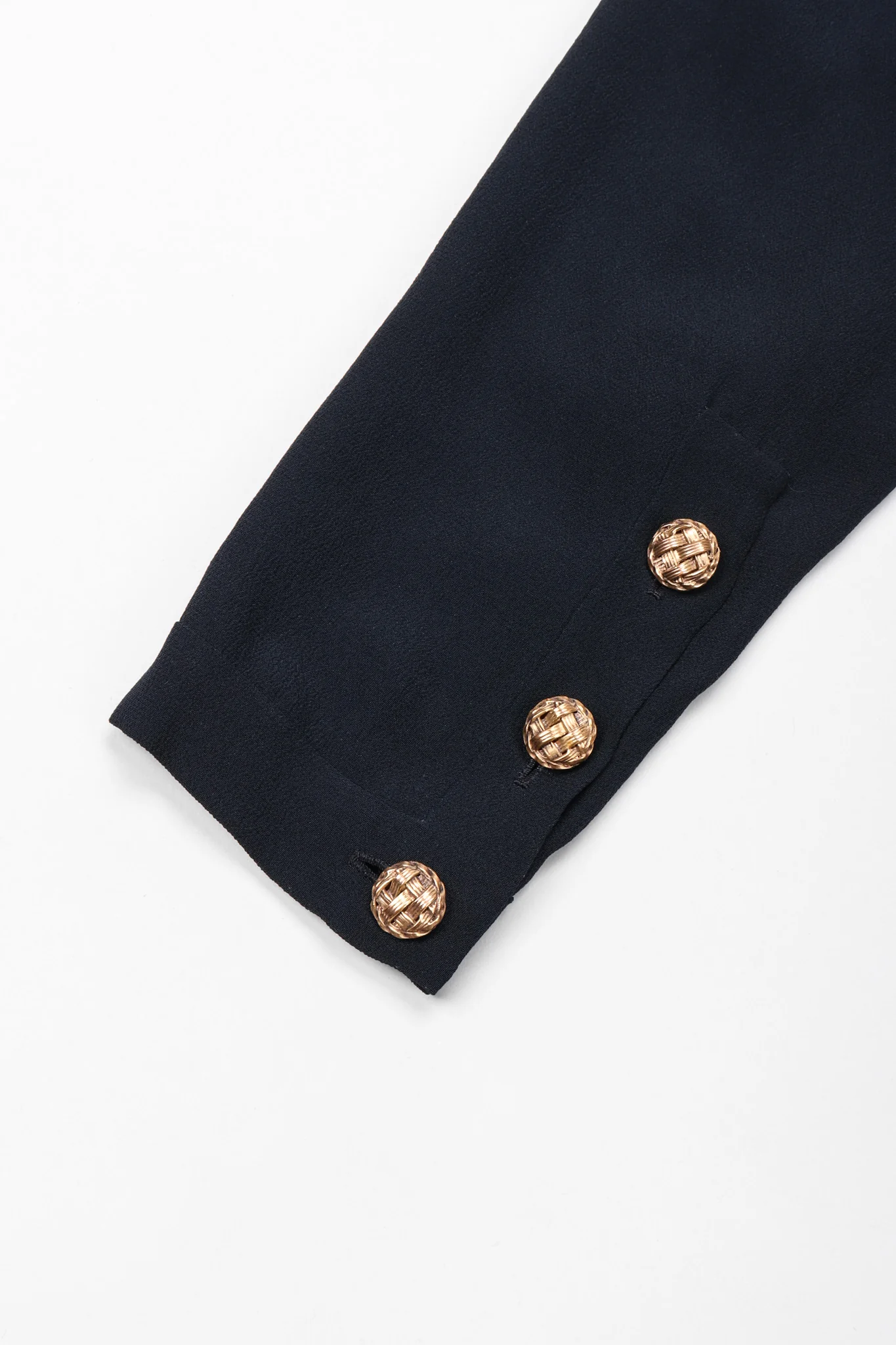 Numbered Couture Silk Button Blouse - Image 10