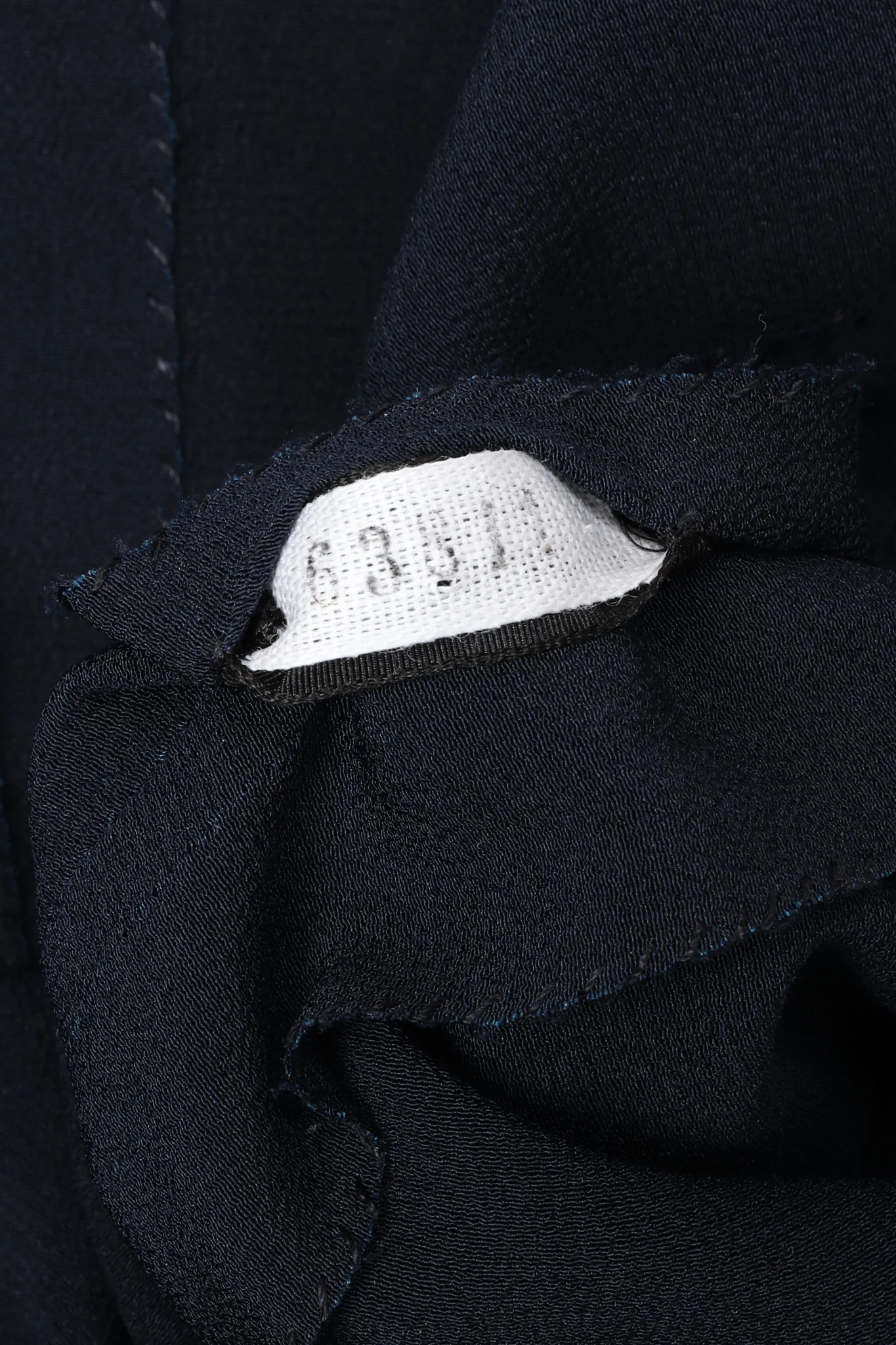 Numbered Couture Silk Button Blouse - Image 14