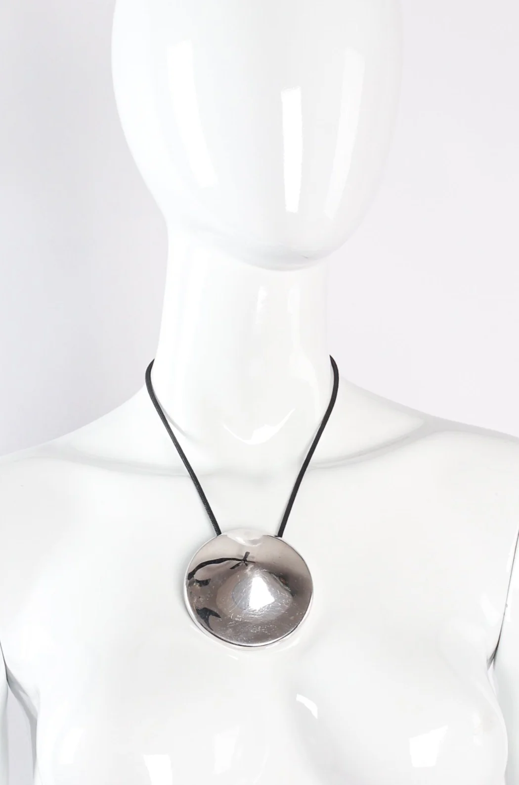 Numbered Disc Pendant Necklace - Image 2