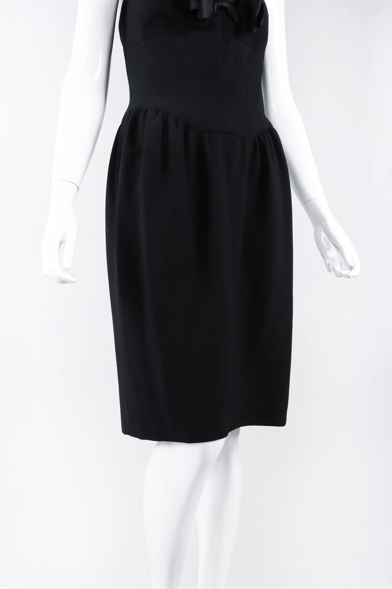 Numbered Couture Cocktail Dress - Image 8